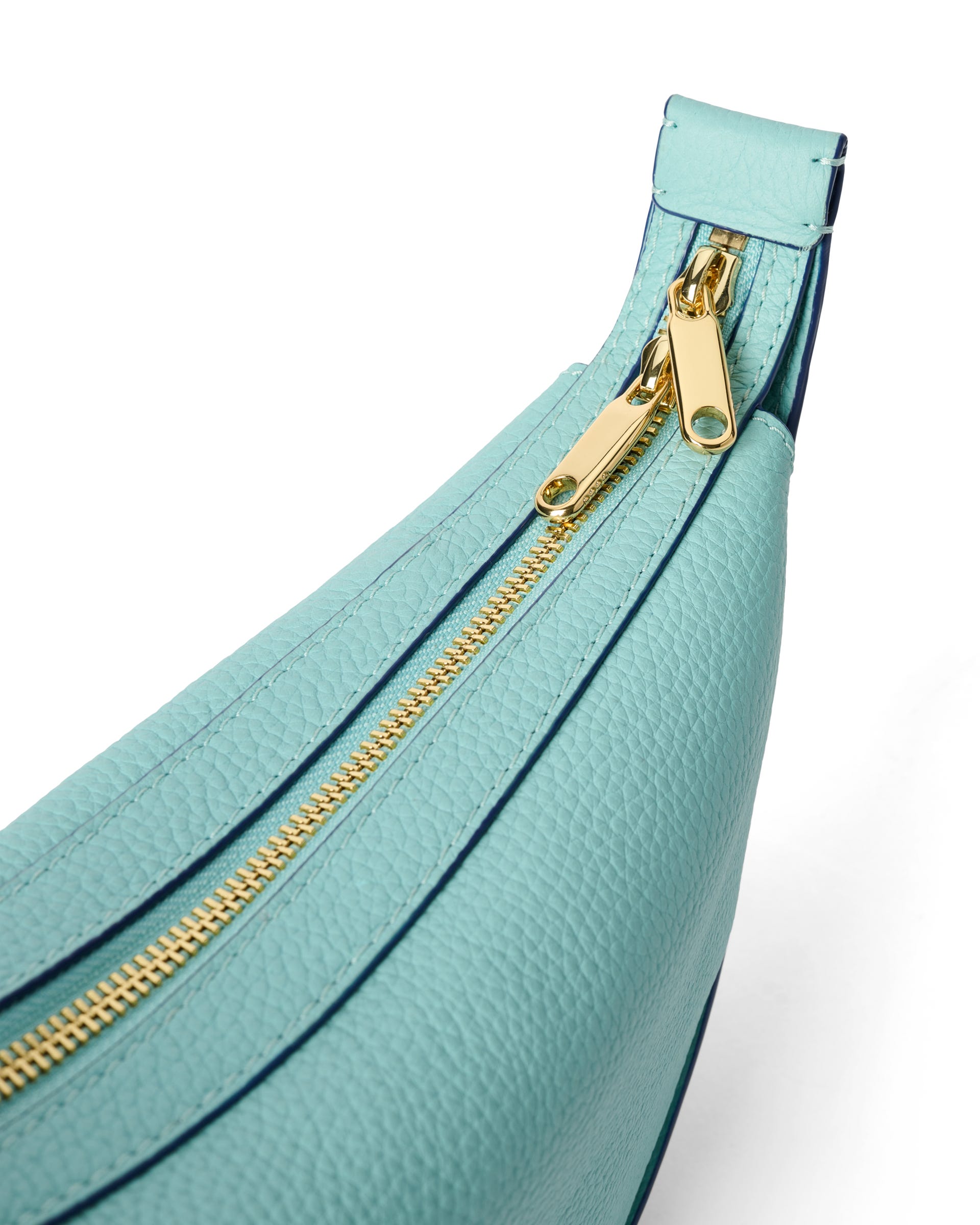 Bolso de hombro piel ECCO® Fortune - Azul - Detail-1