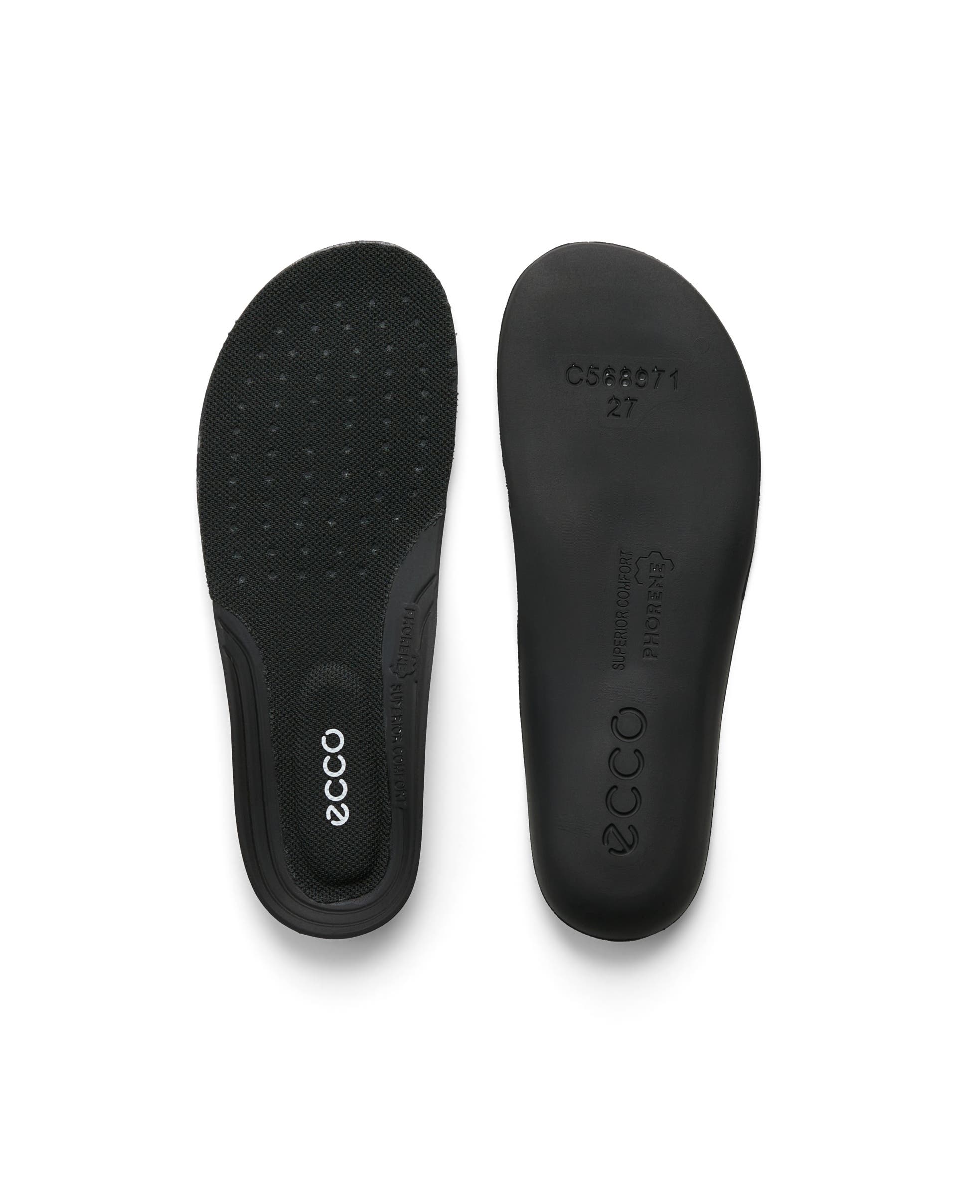 ECCO® Kinder Kunstfell-Einlegesohlen - Schwarz - Detail-1