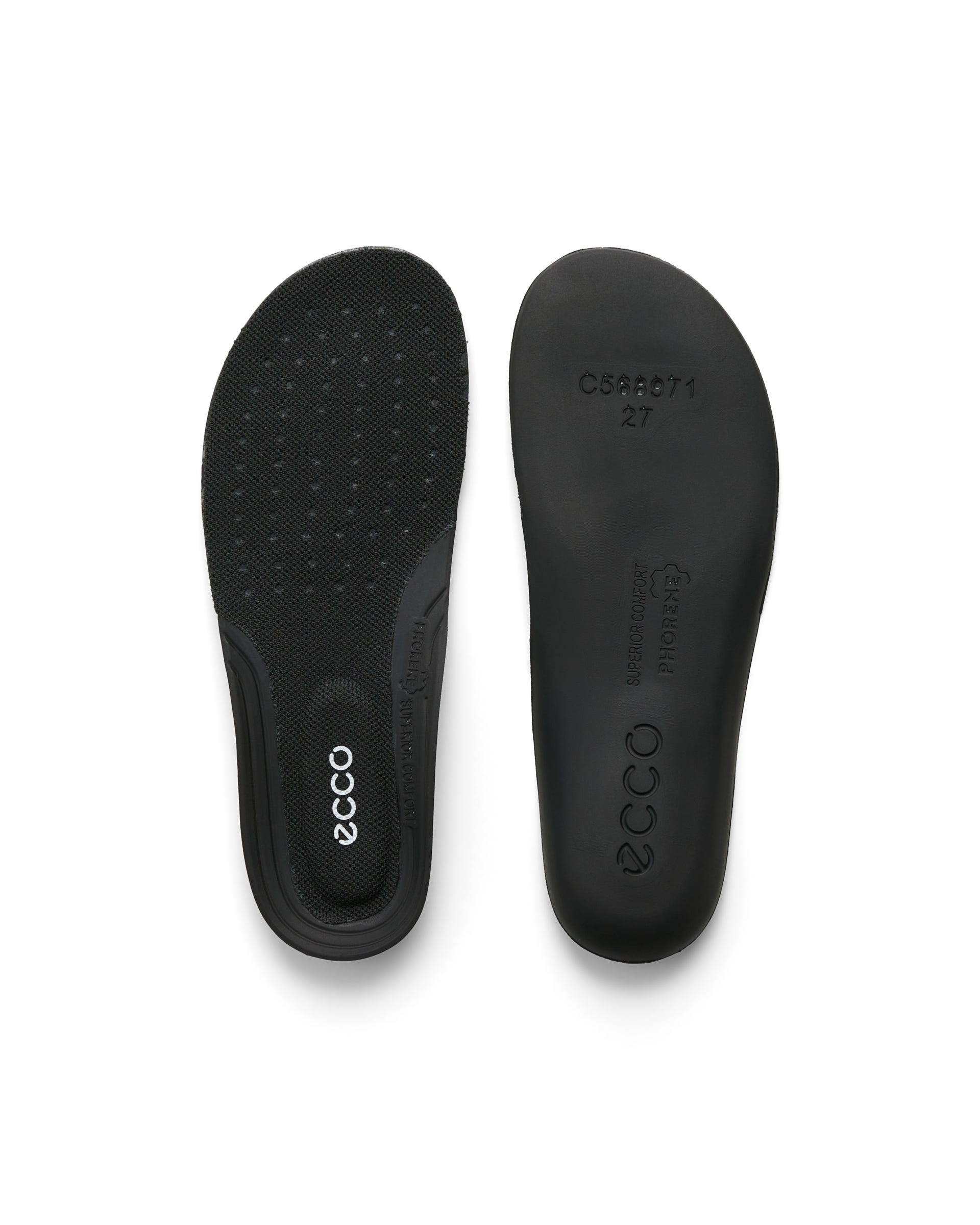 ECCO® Kinder Kunstfell-Einlegesohlen - Schwarz - Detail-1