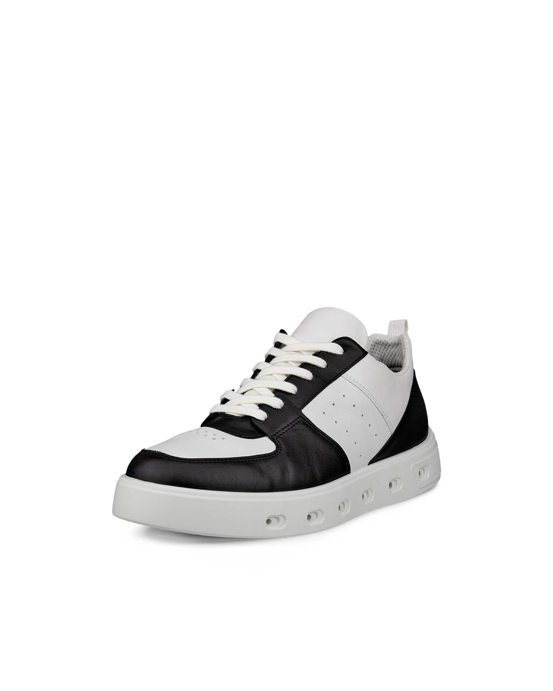 ECCO Street 720 WOMEN ウィメンズ レザーGore-Texスニーカー - ブラック - Main