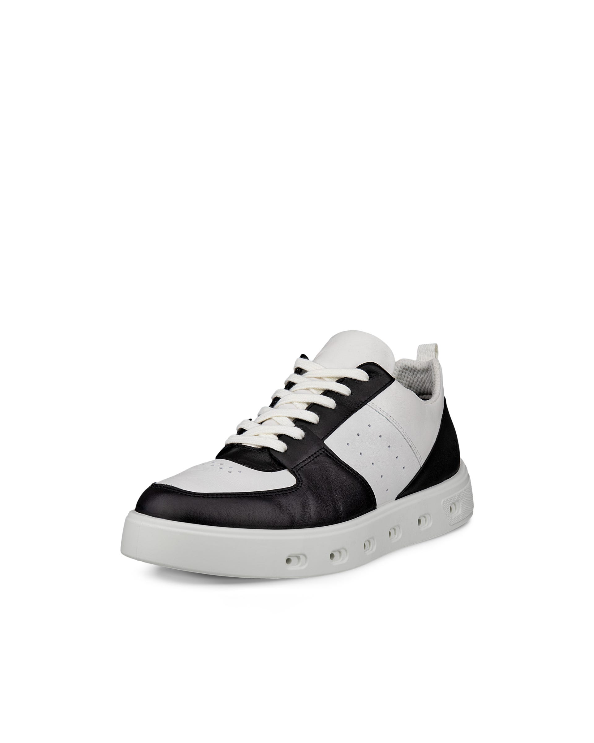 ECCO Street 720 WOMEN ウィメンズ レザーGore-Texスニーカー - ブラック - Main