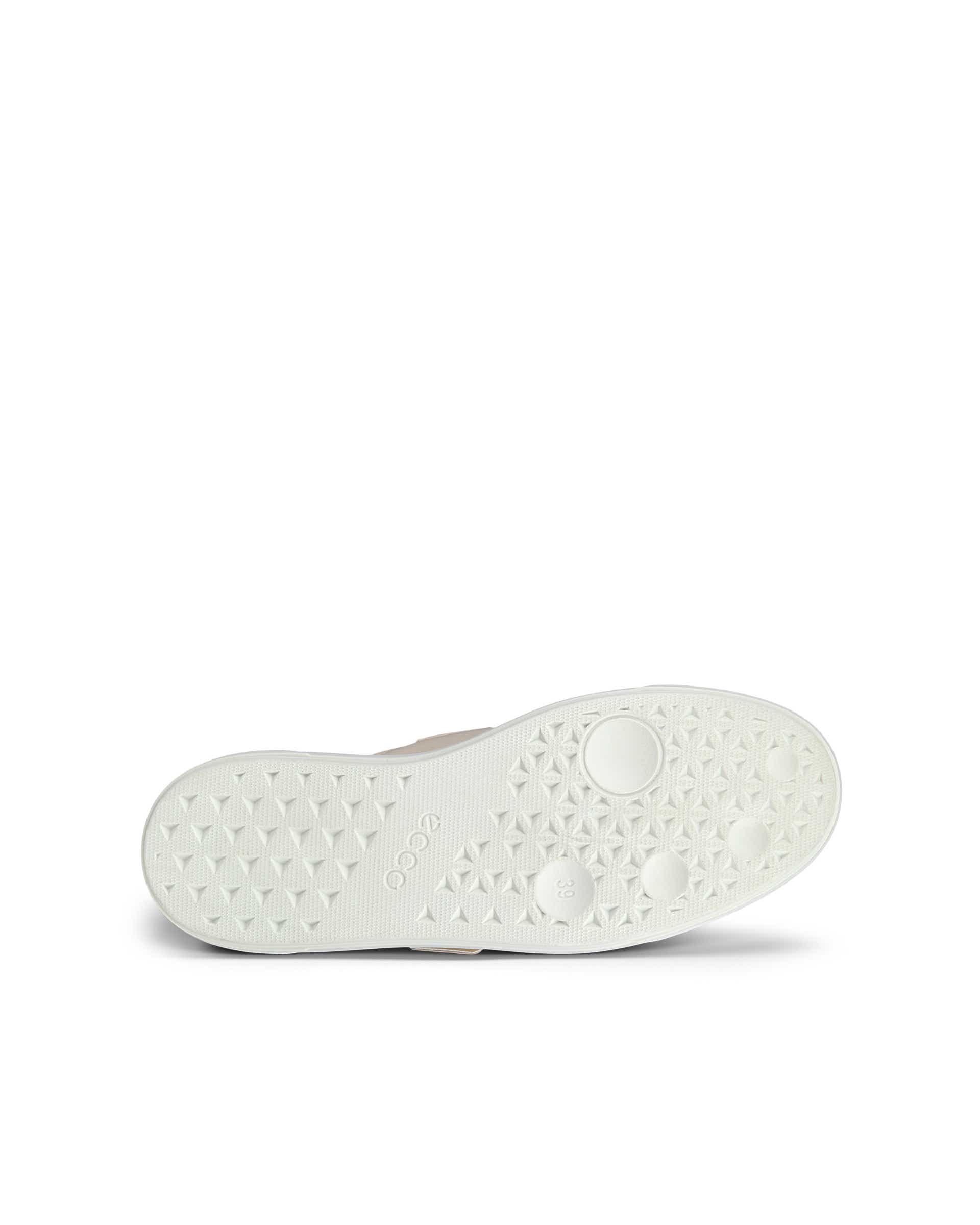 ECCO Street Platform ウィメンズ レザースニーカー - ベージュ - Sole