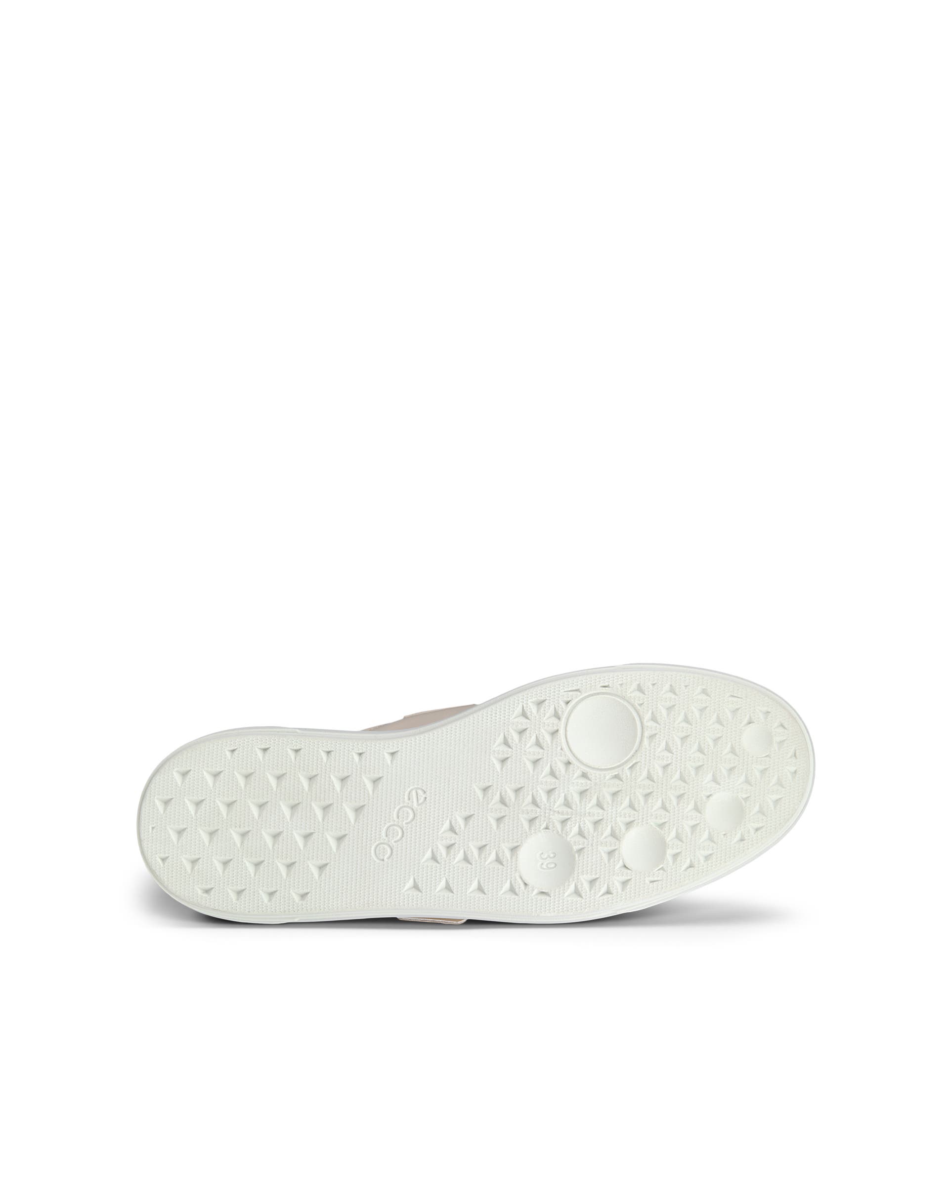 ECCO Street Platform ウィメンズ レザースニーカー - ベージュ - Sole