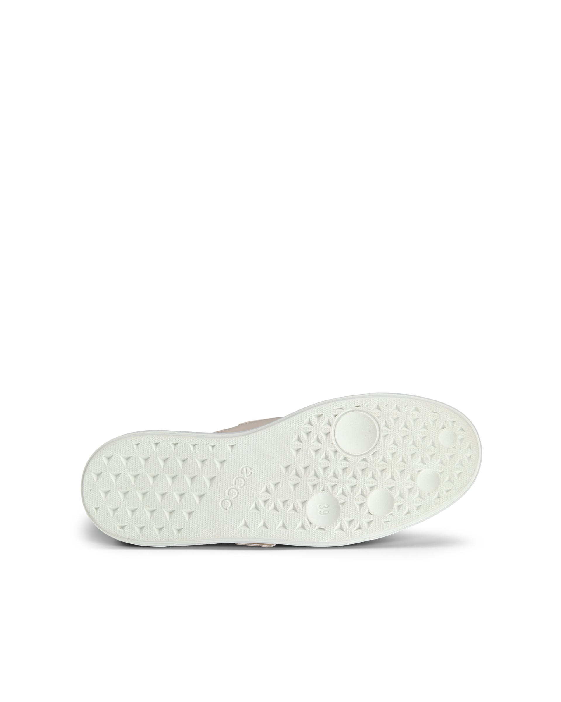 ECCO Street Platform ウィメンズ レザースニーカー - ベージュ - Sole