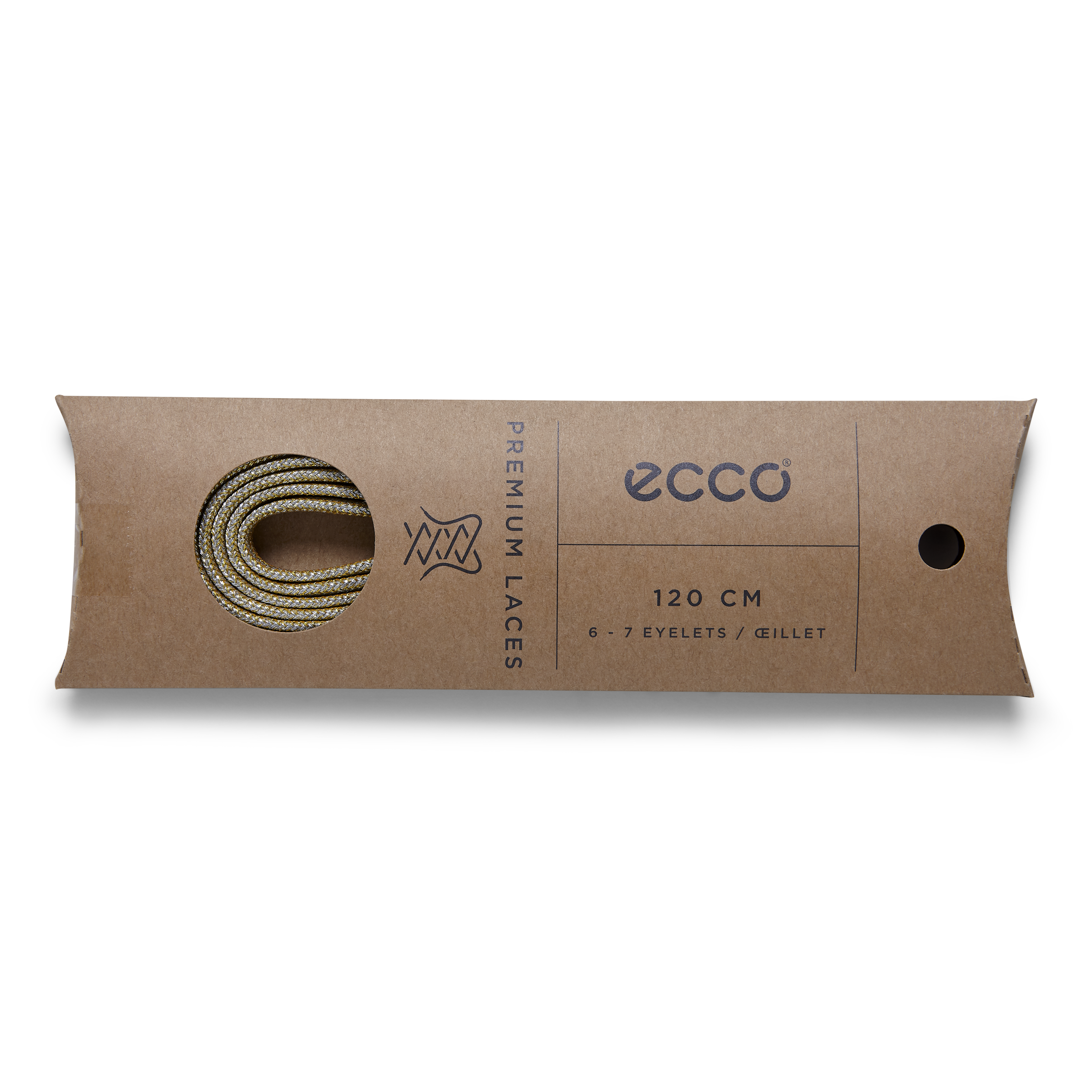 ECCO Metallic Flat Laces — Metallics