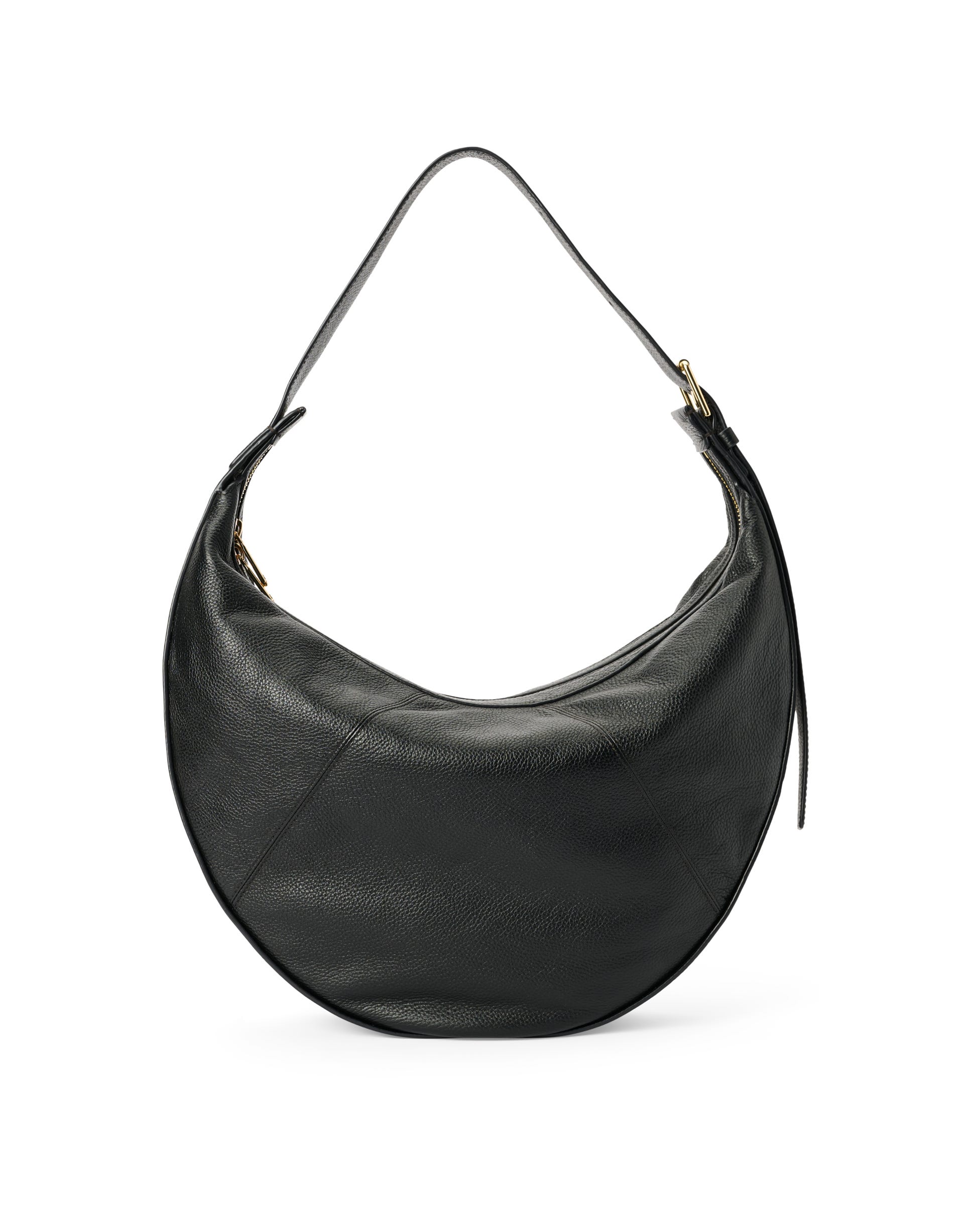 ECCO® Fortune Leather Shoulder Bag - Black - Back