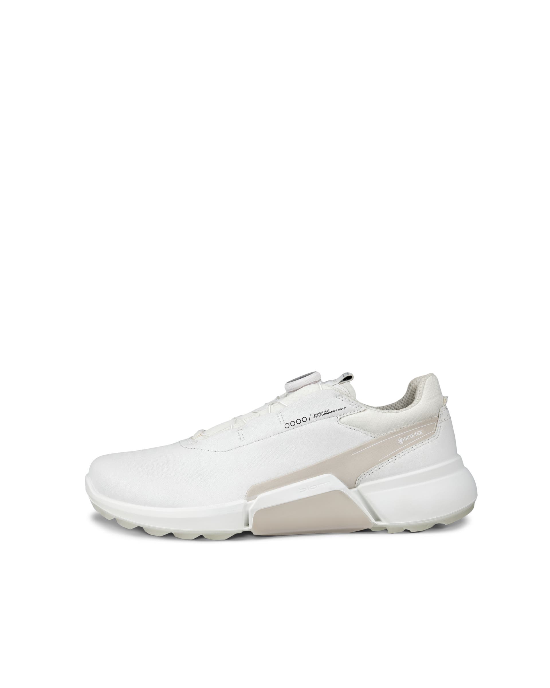 ECCO Golf BIOM H4 メンズ レザーGore-Texゴルフシューズ - ホワイト - Outside