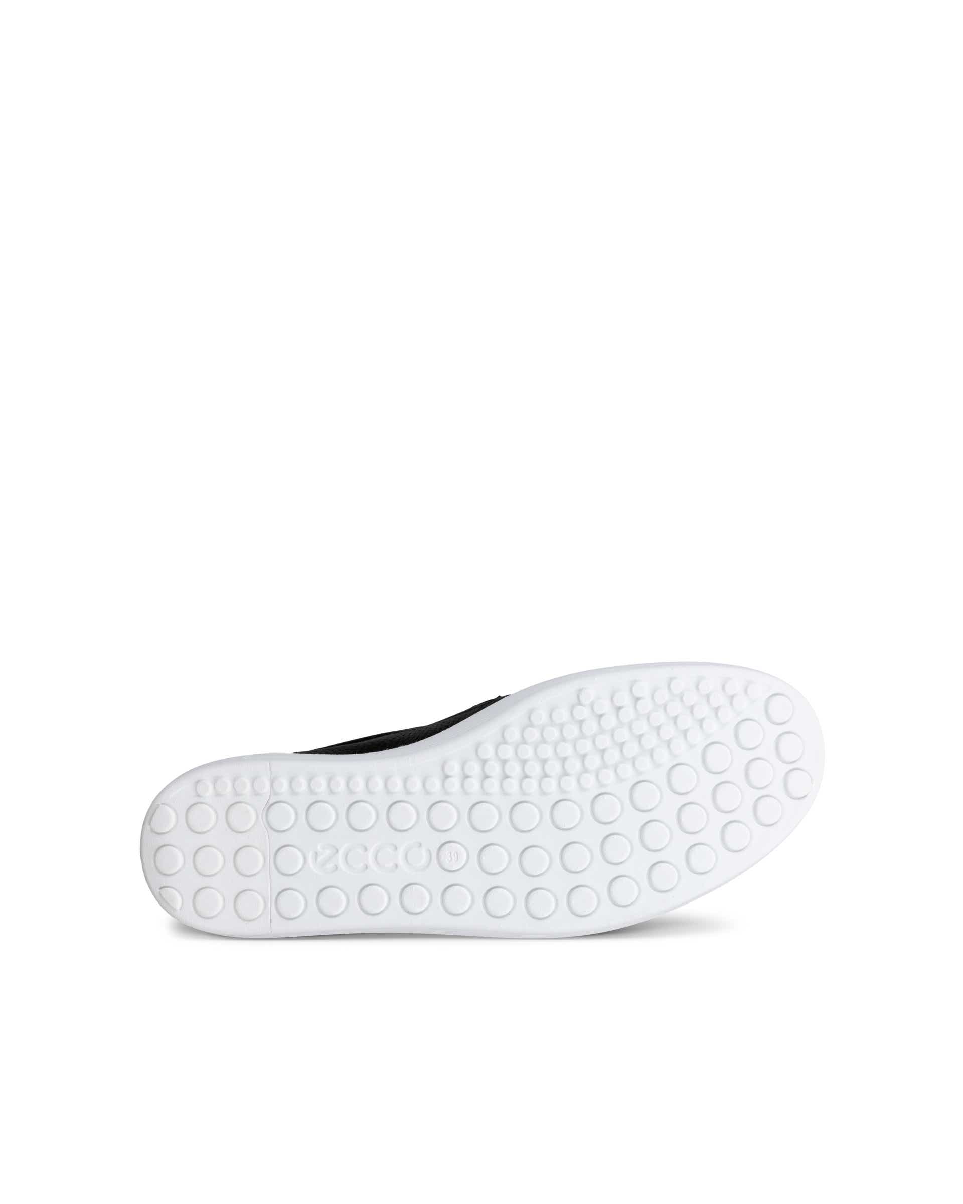 ECCO® Soft 60 Damen Ledersneaker - Schwarz - Sole