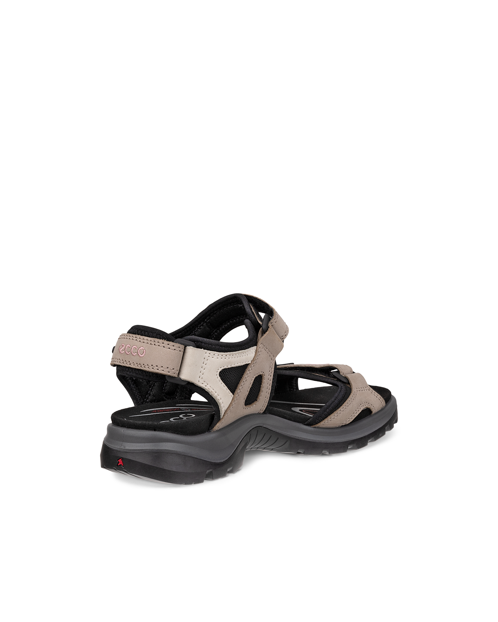 ECCO® Offroad Dames nubuck wandelsandaal - Beige - Back