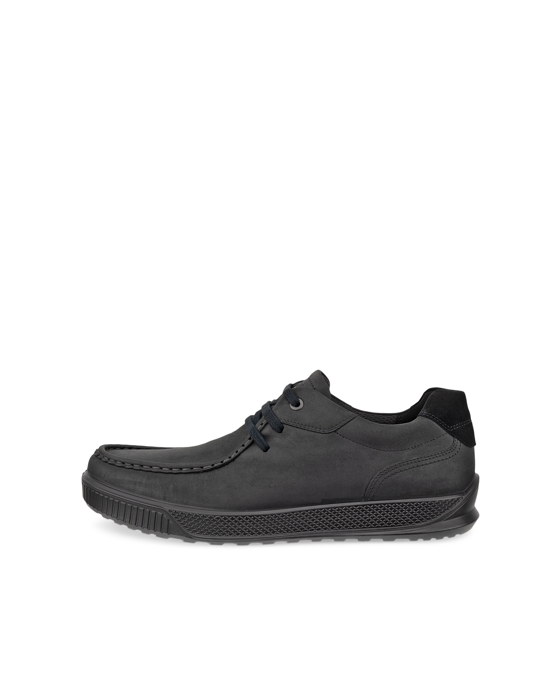 ECCO BYWAY - Men's Nubuck Slip-On - Black - 47