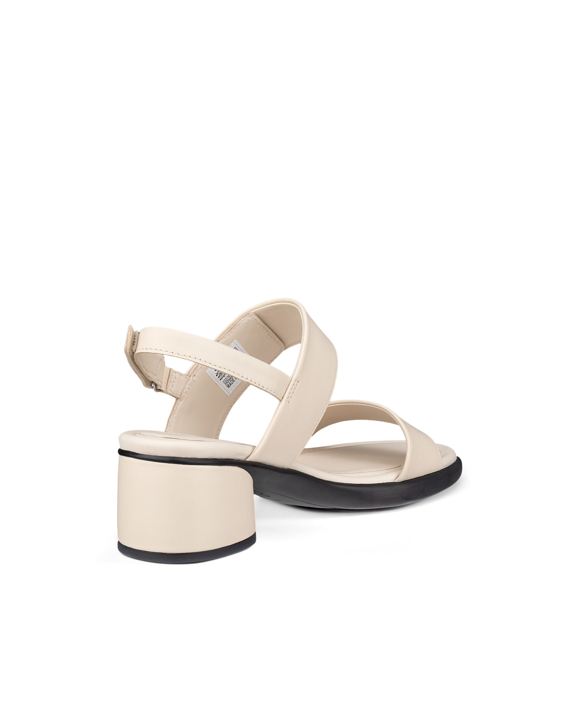 Sandálias salto couro  mulher ECCO® Sculpted Sandal LX 35 - Bege - Back