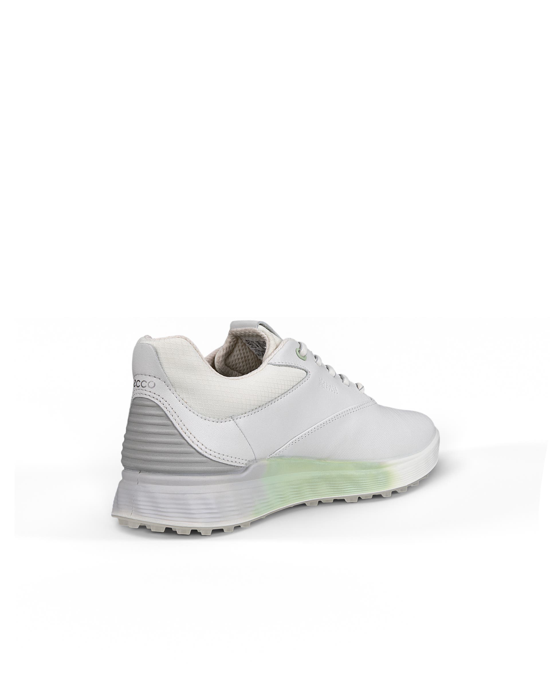 ECCO S-THREE LACE WOMEN'S GOLF SHOE - White - Back