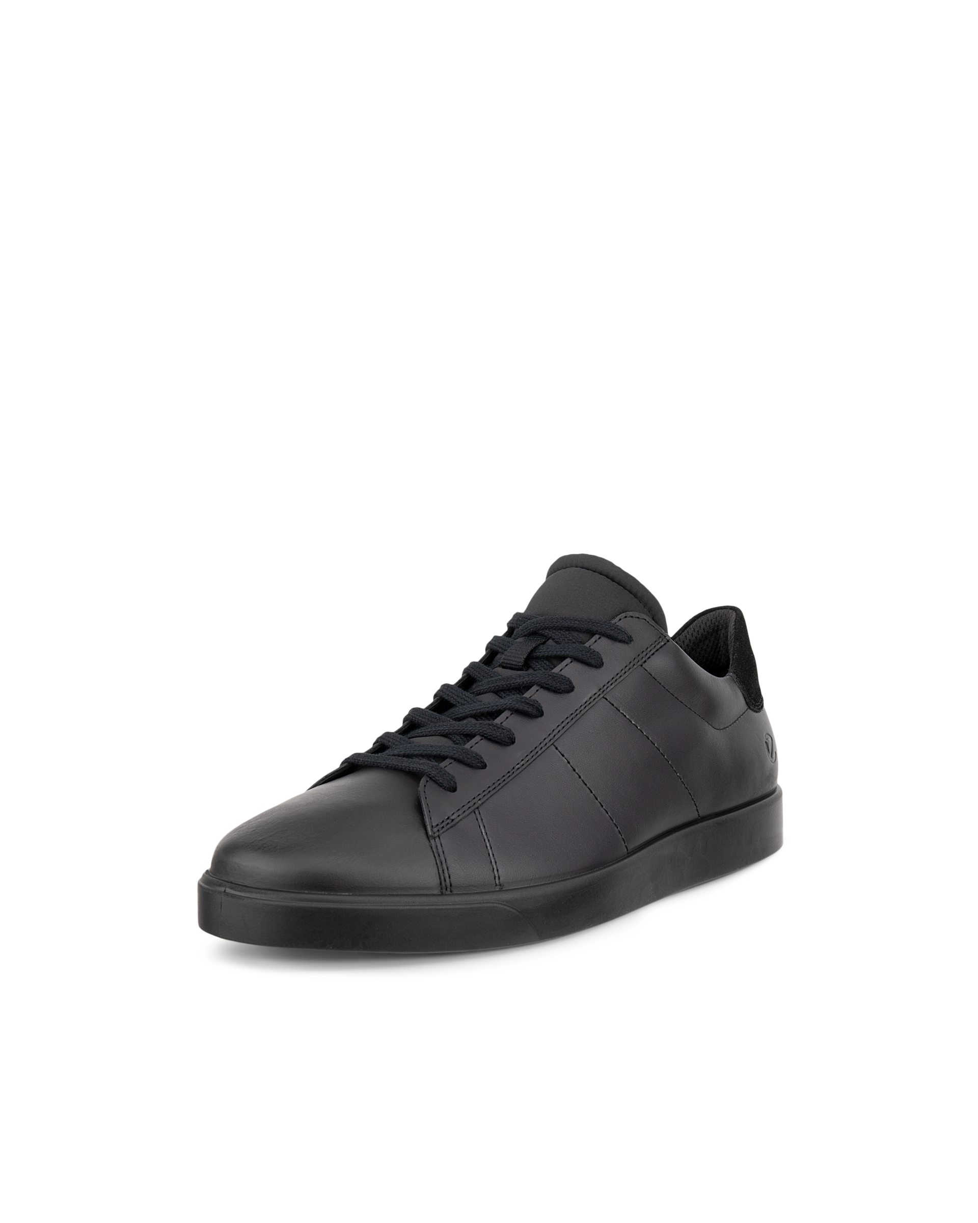 ECCO® Street Lite Herren Ledersneaker - Schwarz - Main