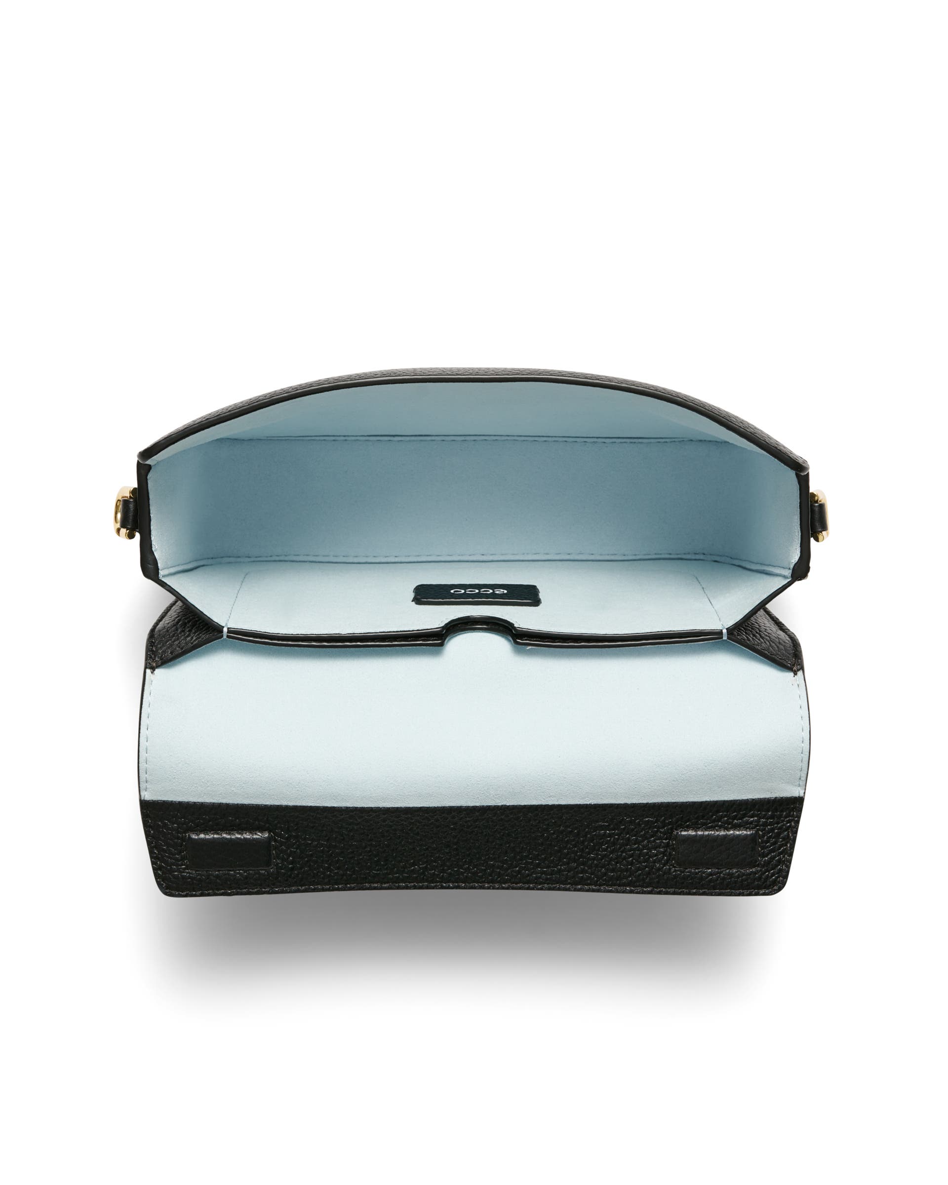 ECCO® Umhängetasche aus Leder - Schwarz - Birdeye