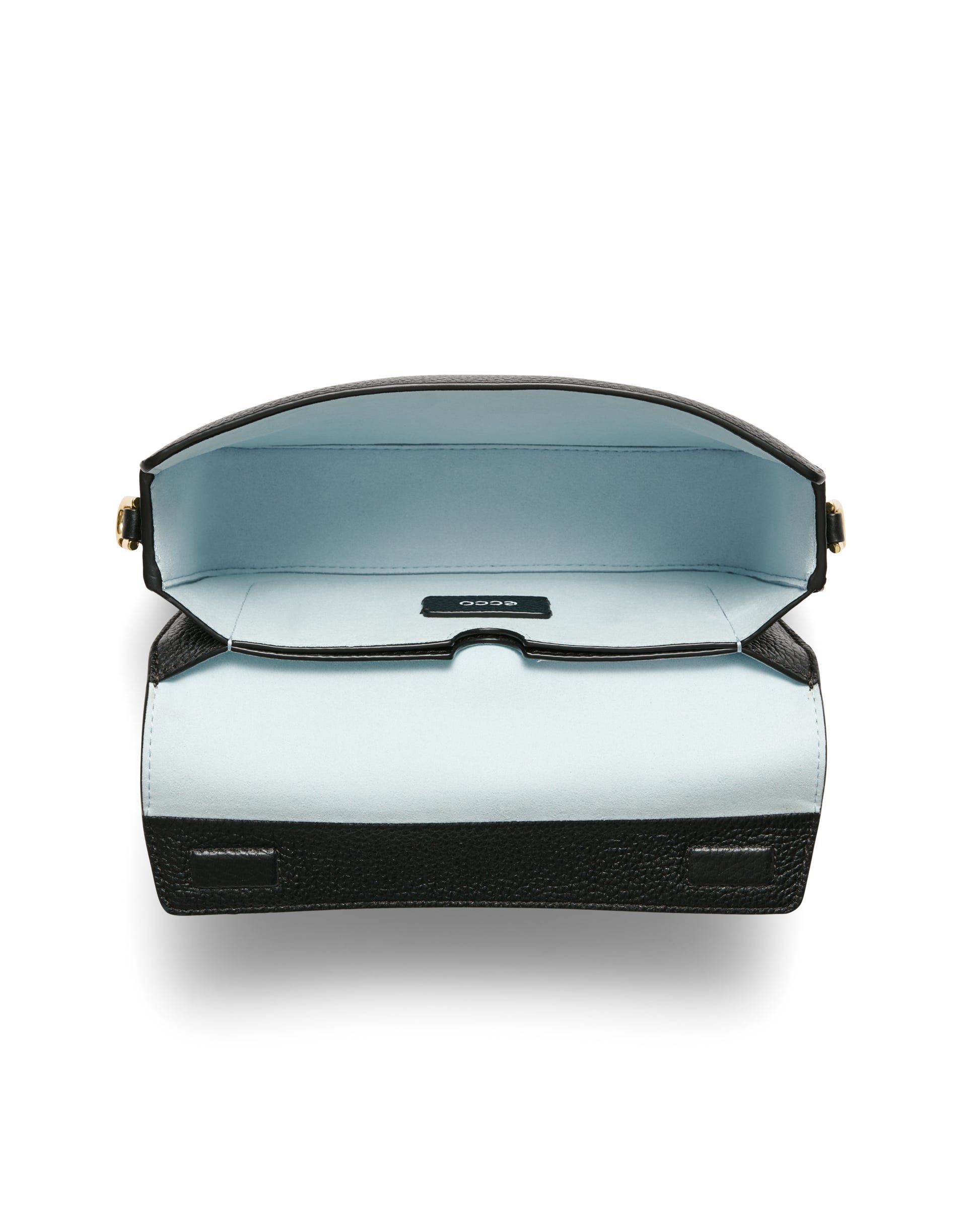 ECCO® Umhängetasche aus Leder - Schwarz - Birdeye