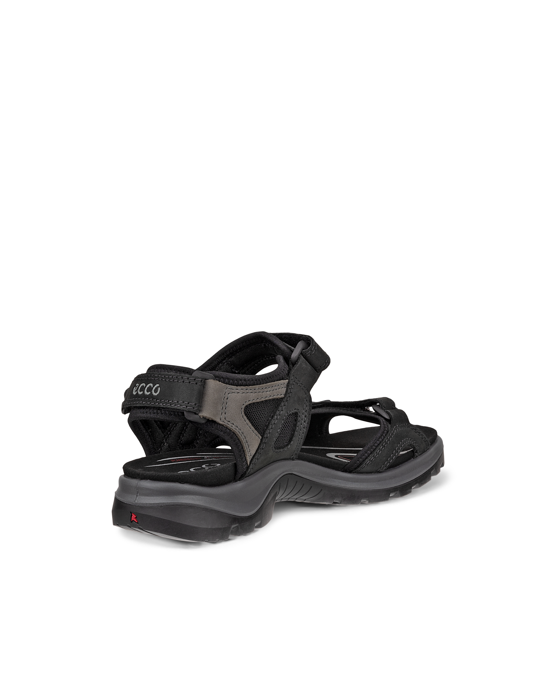 ECCO® Offroad Nubuck vandringssandal dam - Svart - Back