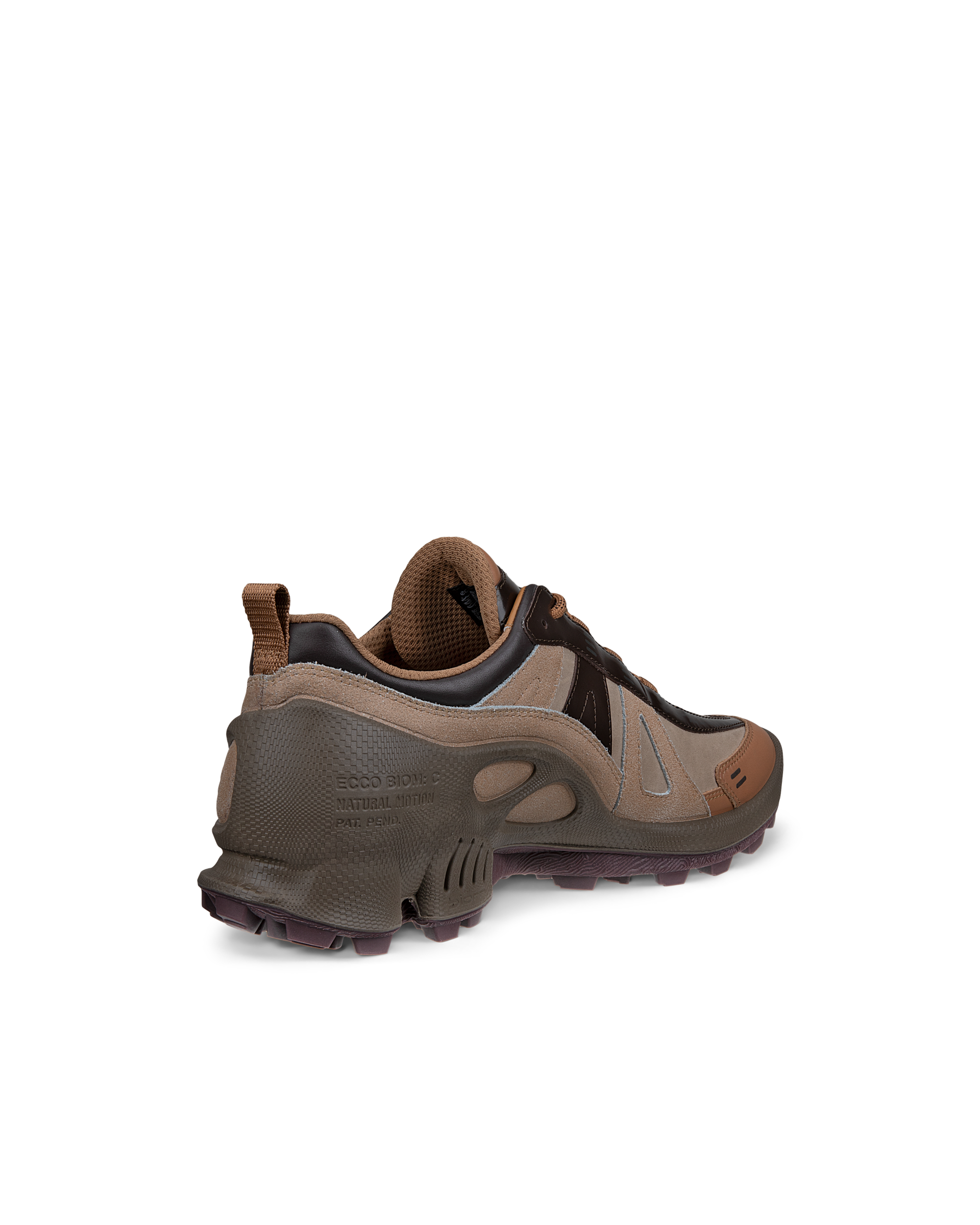 ECCO BIOM C Trail メンズ レザーアウトドアスニーカー | ブラウン