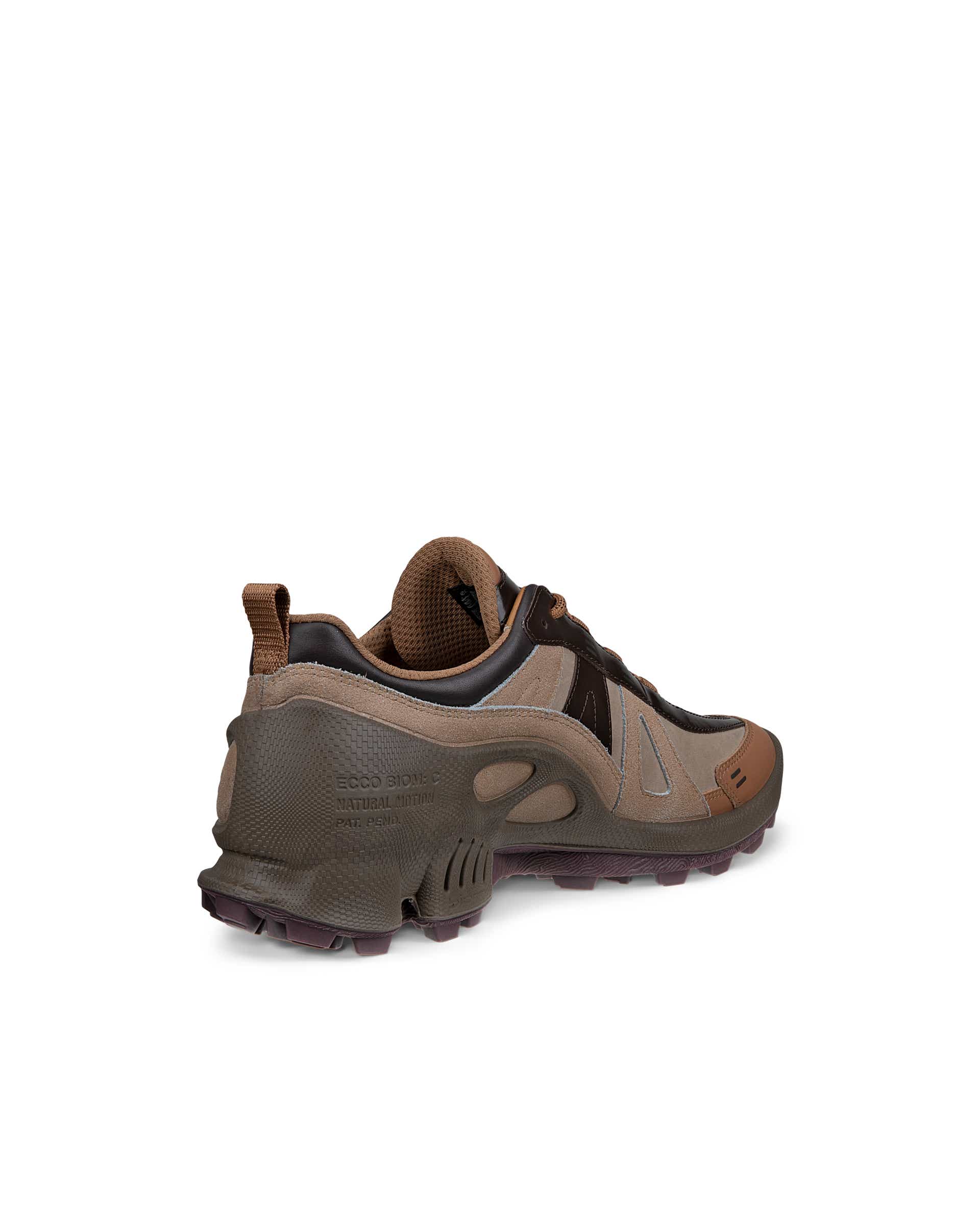 ECCO® BIOM C-Trail baskets de plein air en cuir pour homme - Marron - Back