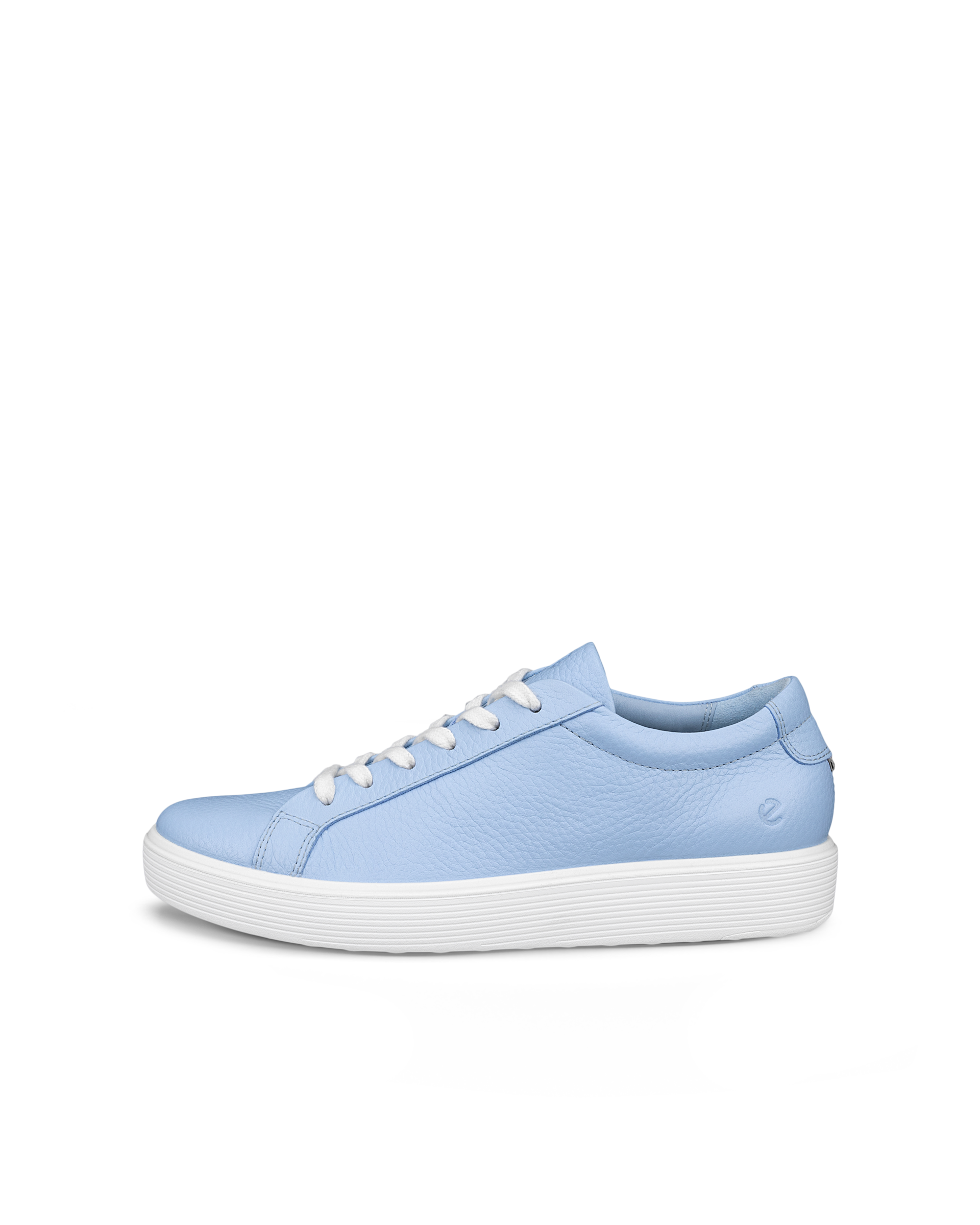 ECCO® Soft 60 Damen Ledersneaker - Blau - Outside