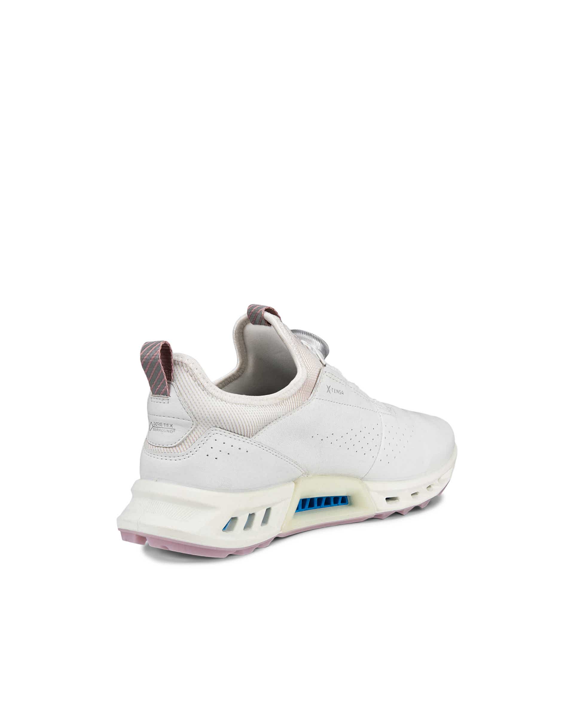 ECCO Golf BIOM C4 Hybrid ウィメンズ レザーGore-Texゴルフシューズ - ホワイト - Back