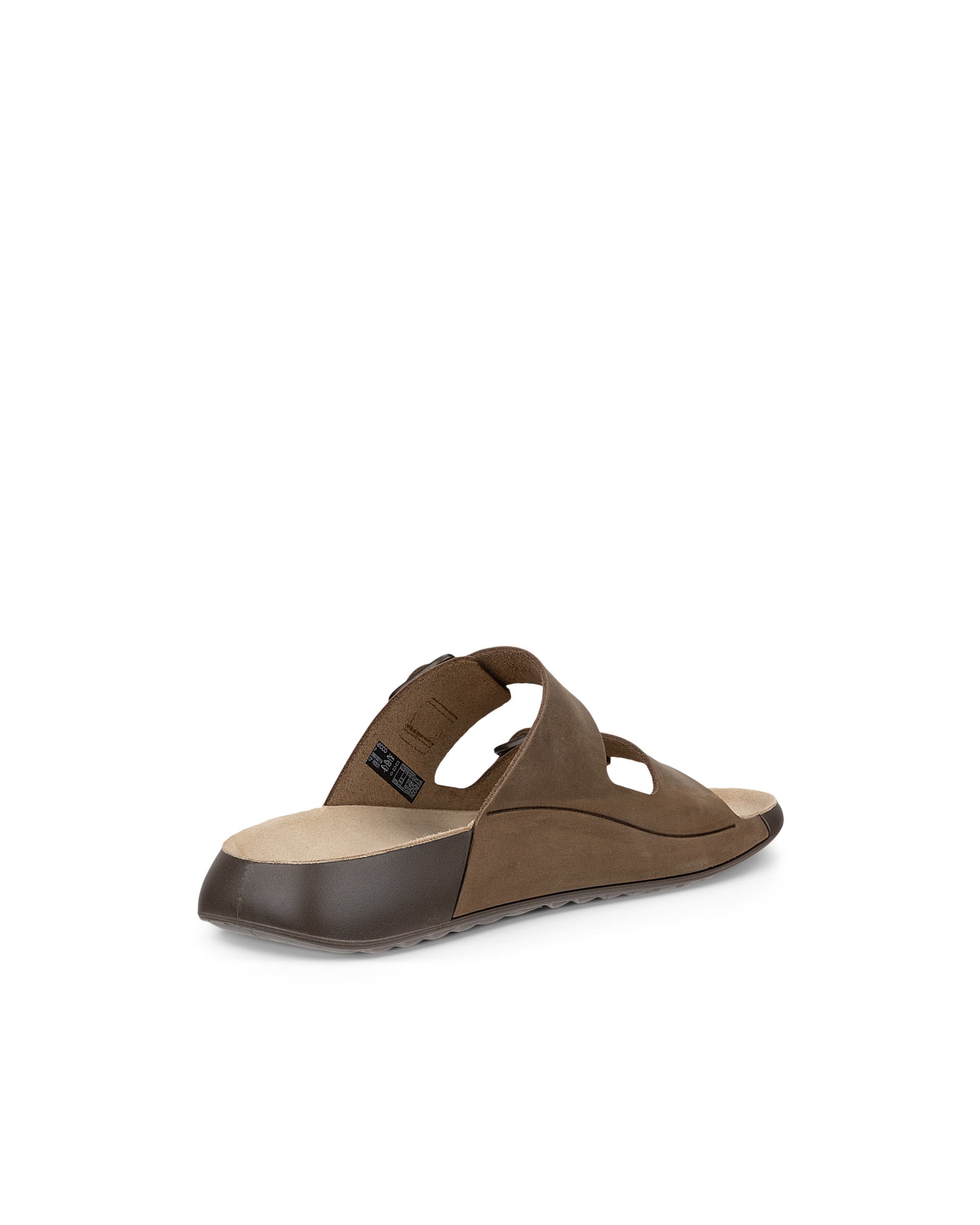 ECCO® COZMO Sandal med två remmar nubuck dam - Brun - Back