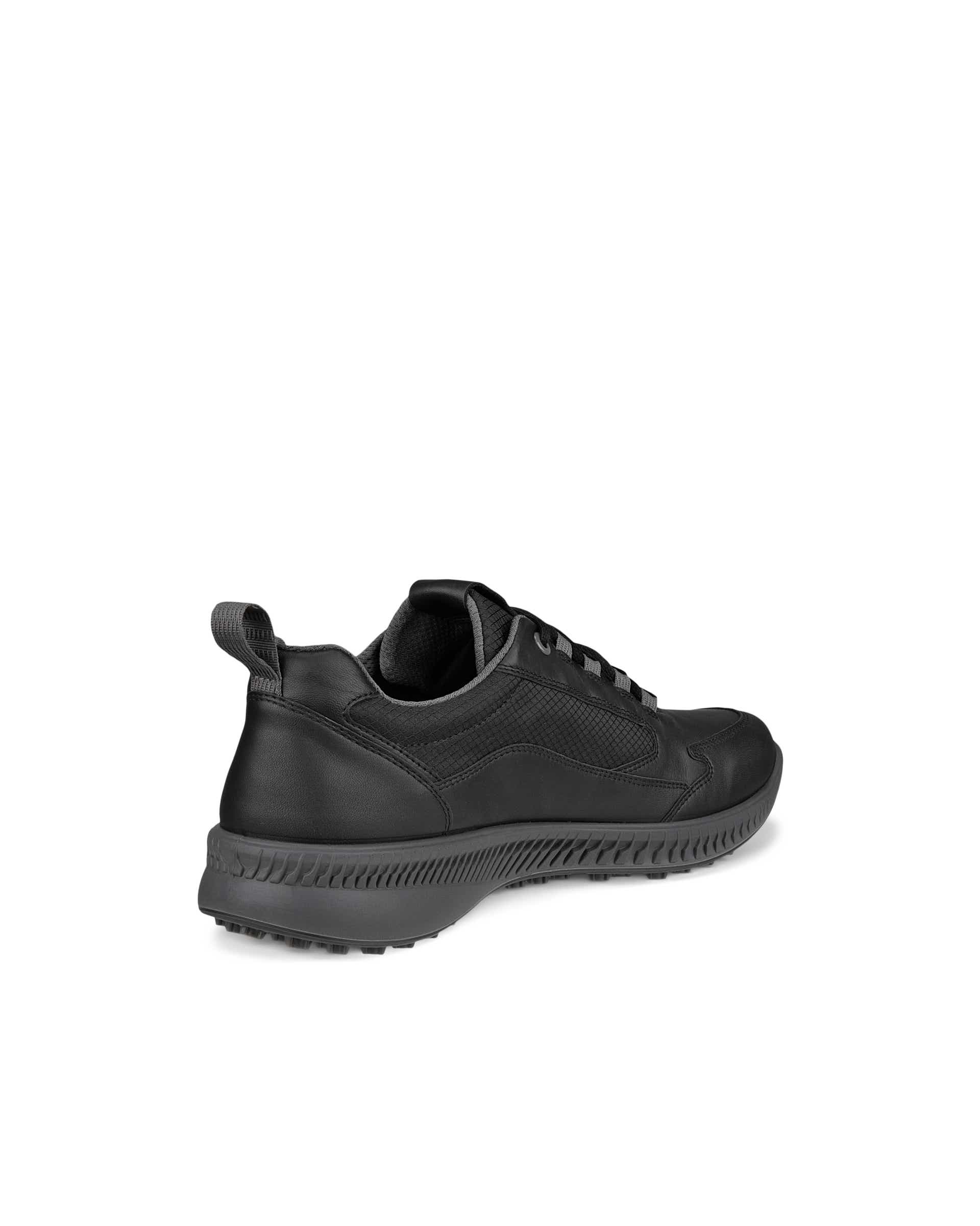 Men's ECCO® Golf S-Hybrid Leather Waterproof Golf Shoe - Black - Back