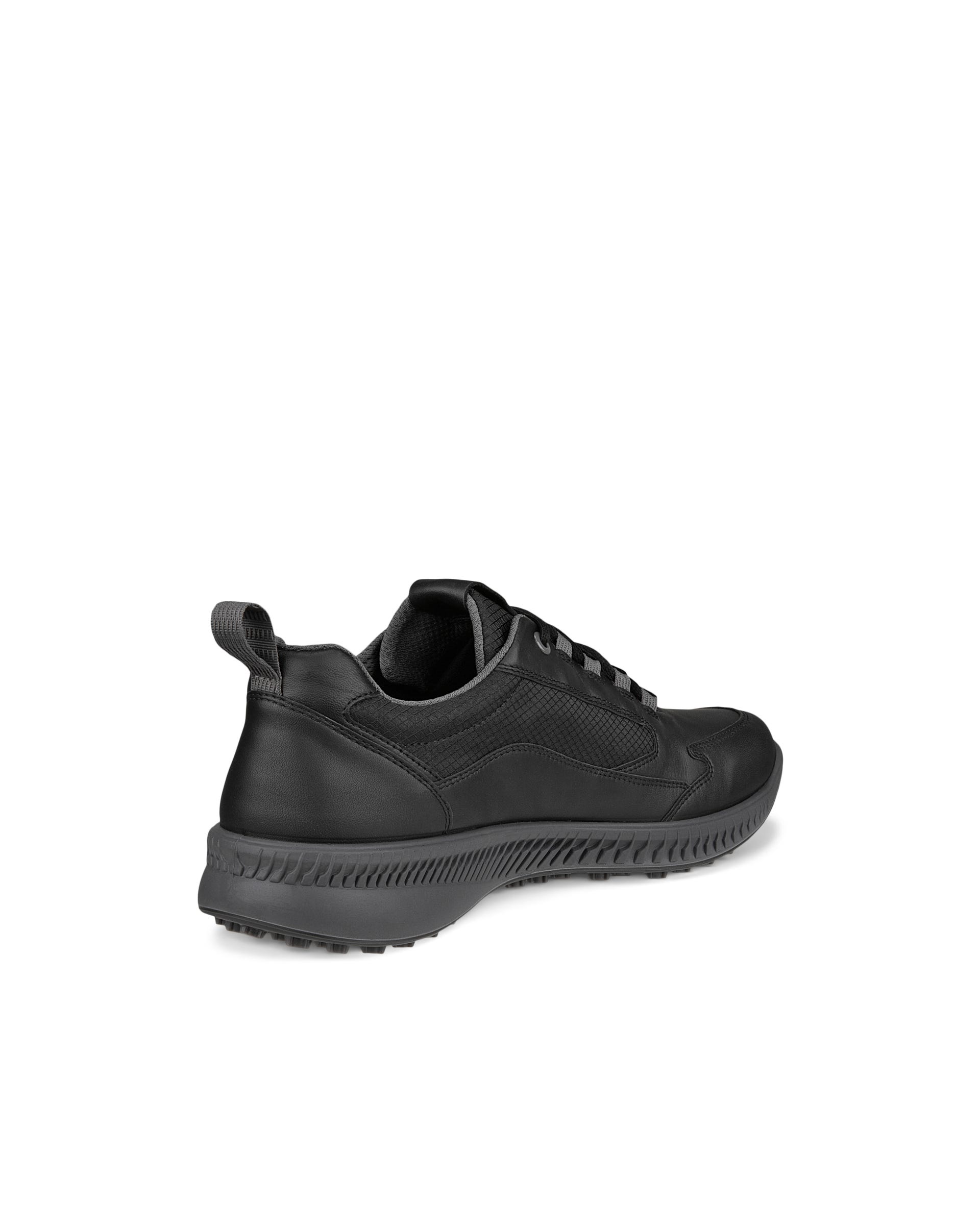 Men's ECCO® Golf S-Hybrid Leather Waterproof Golf Shoe - Black - Back