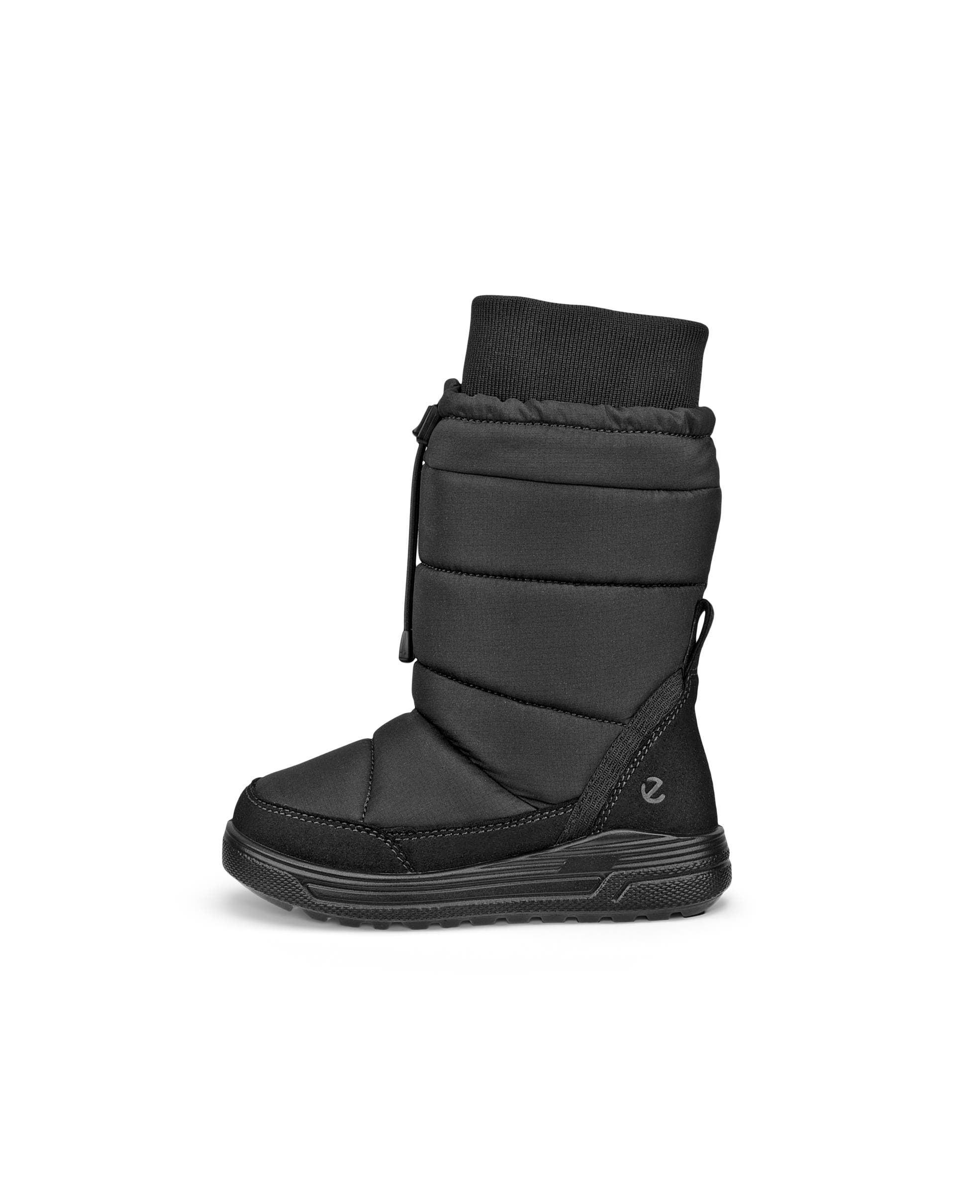 ECCO® URBAN SNOWBOARDER Kinder Wasserdichte Winterstiefel aus Textil - Schwarz - Outside