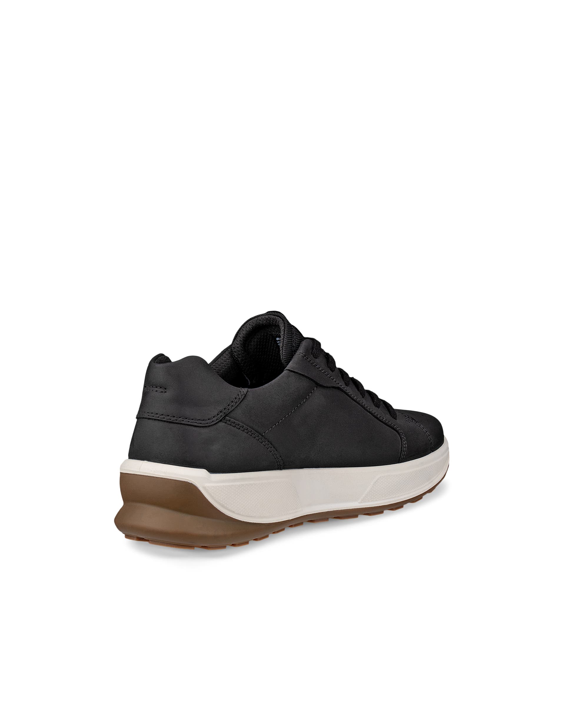 Men's ECCO® Byway 2.0 Nubuck Trainer - Black - Back