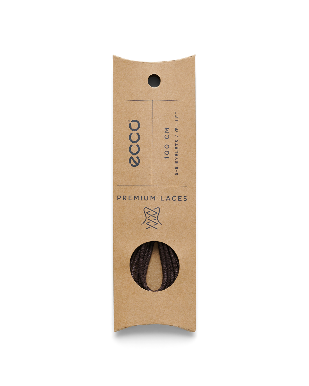 ECCO Round Laces — Brown