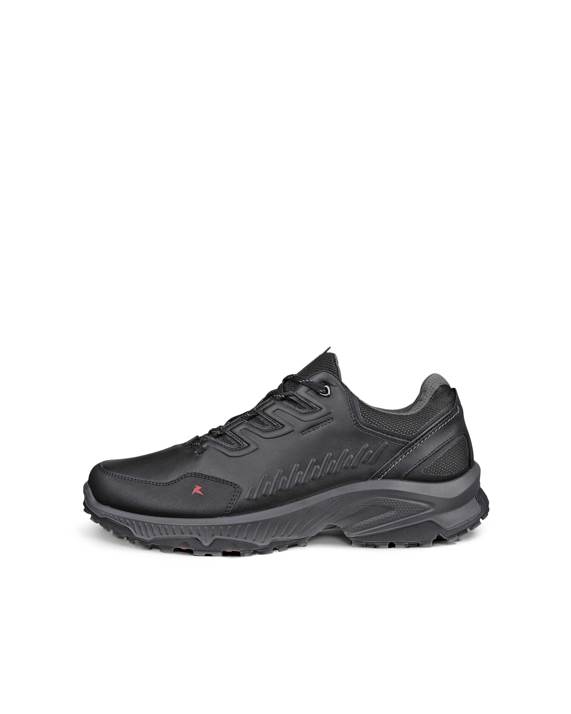 ECCO RECEPTOR XP - Men's Leather Outdoor Shoe - Black - 43