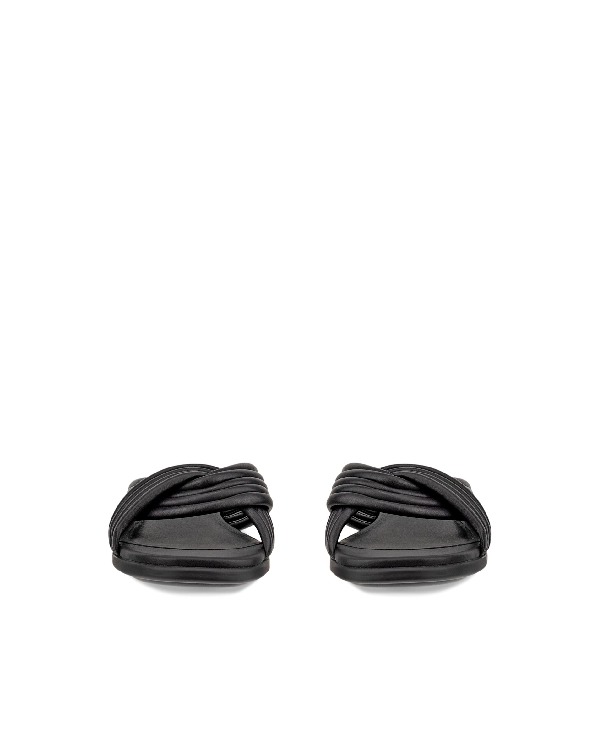 ECCO® Sculpted Alba 25 Högklackad skinnsandal dam - Svart - Front pair