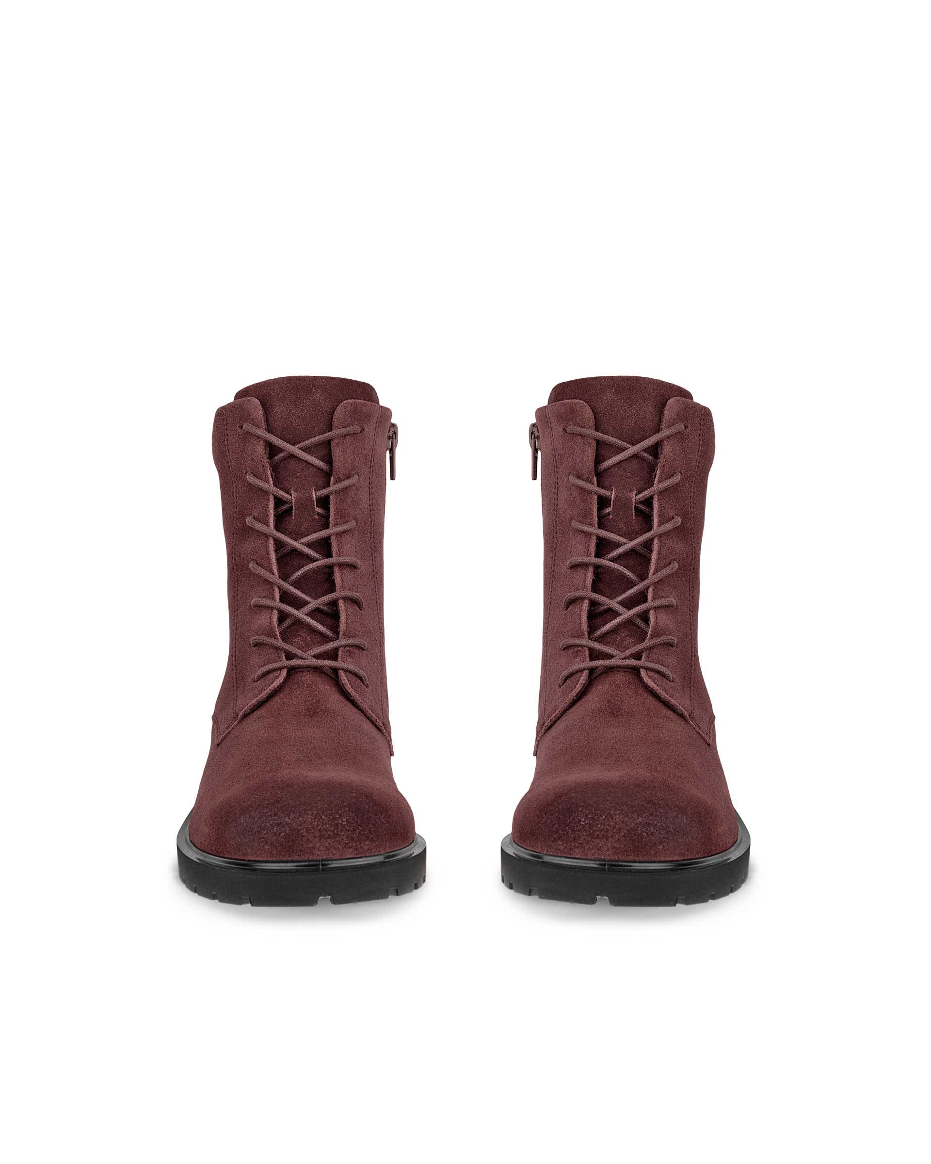 ECCO Metropole Vienna Women ウィメンズ レザーブーツ - ブラウン - Front pair