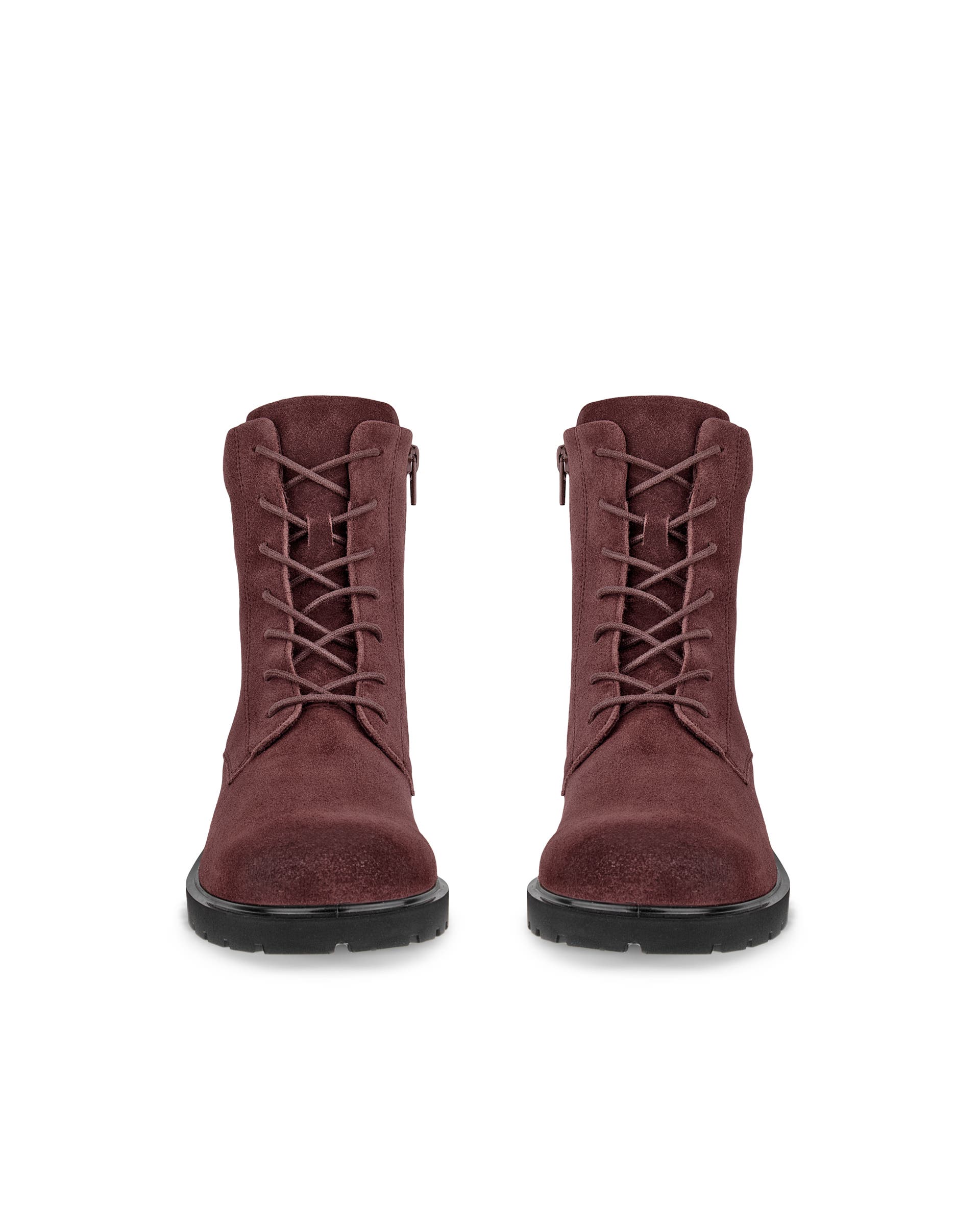 ECCO Metropole Vienna Women ウィメンズ レザーブーツ - ブラウン - Front pair