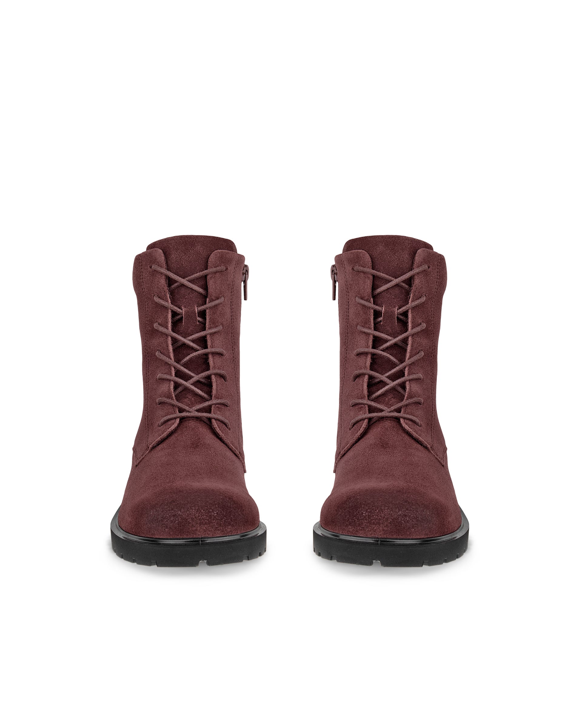 ECCO Metropole Vienna Women ウィメンズ レザーブーツ - ブラウン - Front pair