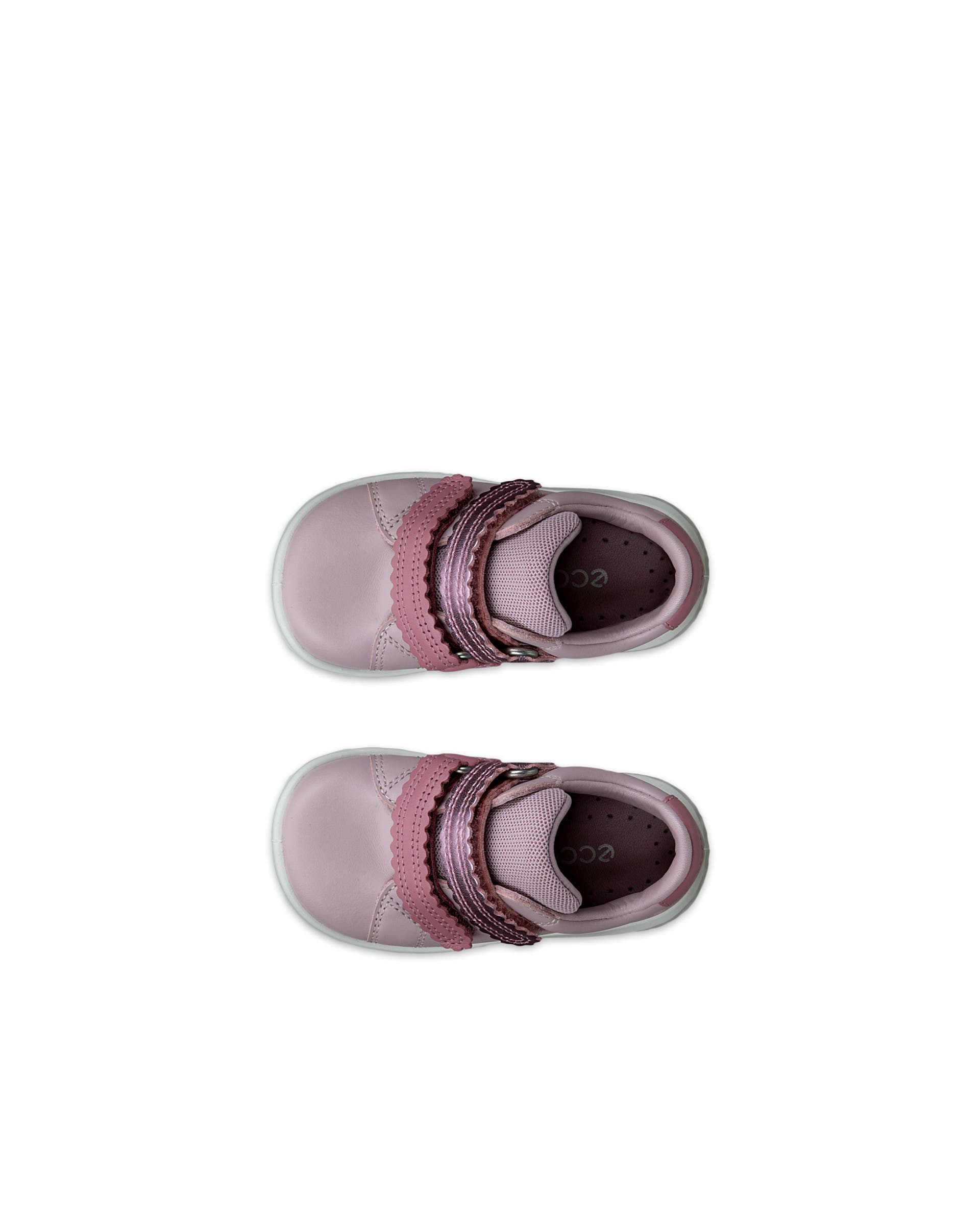 ECCO® SP.1 LITE INFANT Träningssko skinn med kardborreband barn - Rosa - Top left pair
