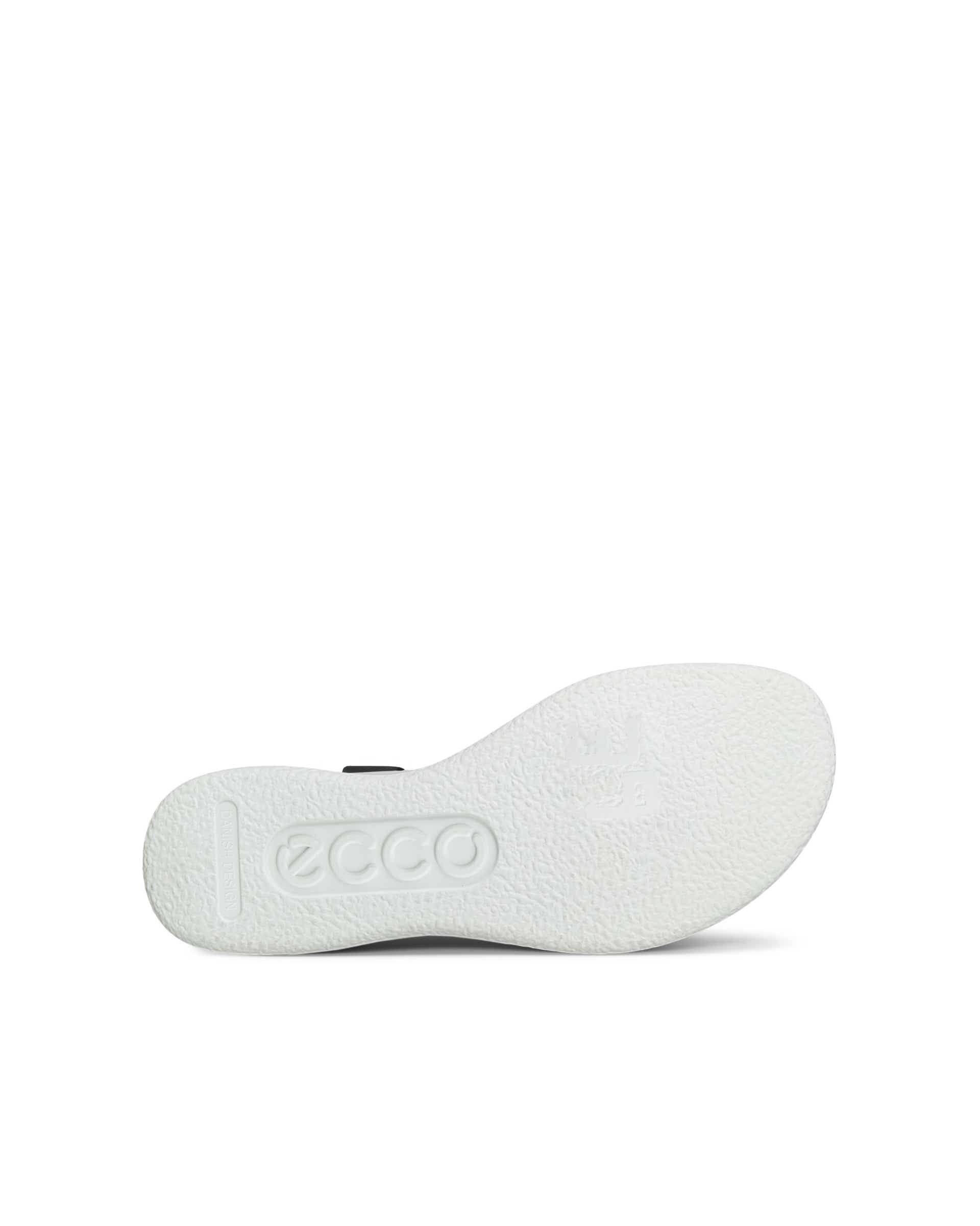 ECCO Flowt Wedge LX ウィメンズ レザーウェッジソールサンダル - ブラック - Sole