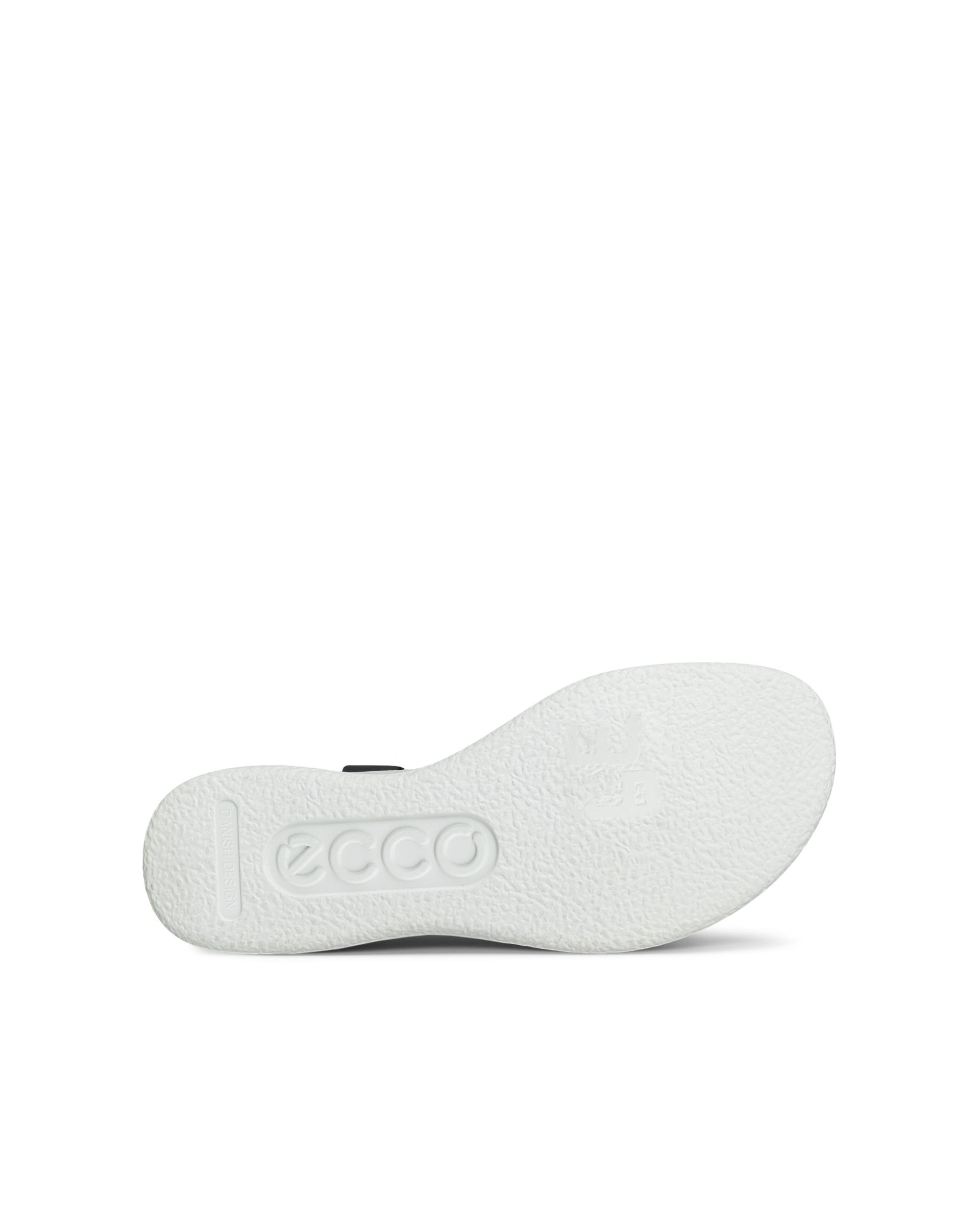 ECCO Flowt Wedge LX ウィメンズ レザーウェッジソールサンダル - ブラック - Sole