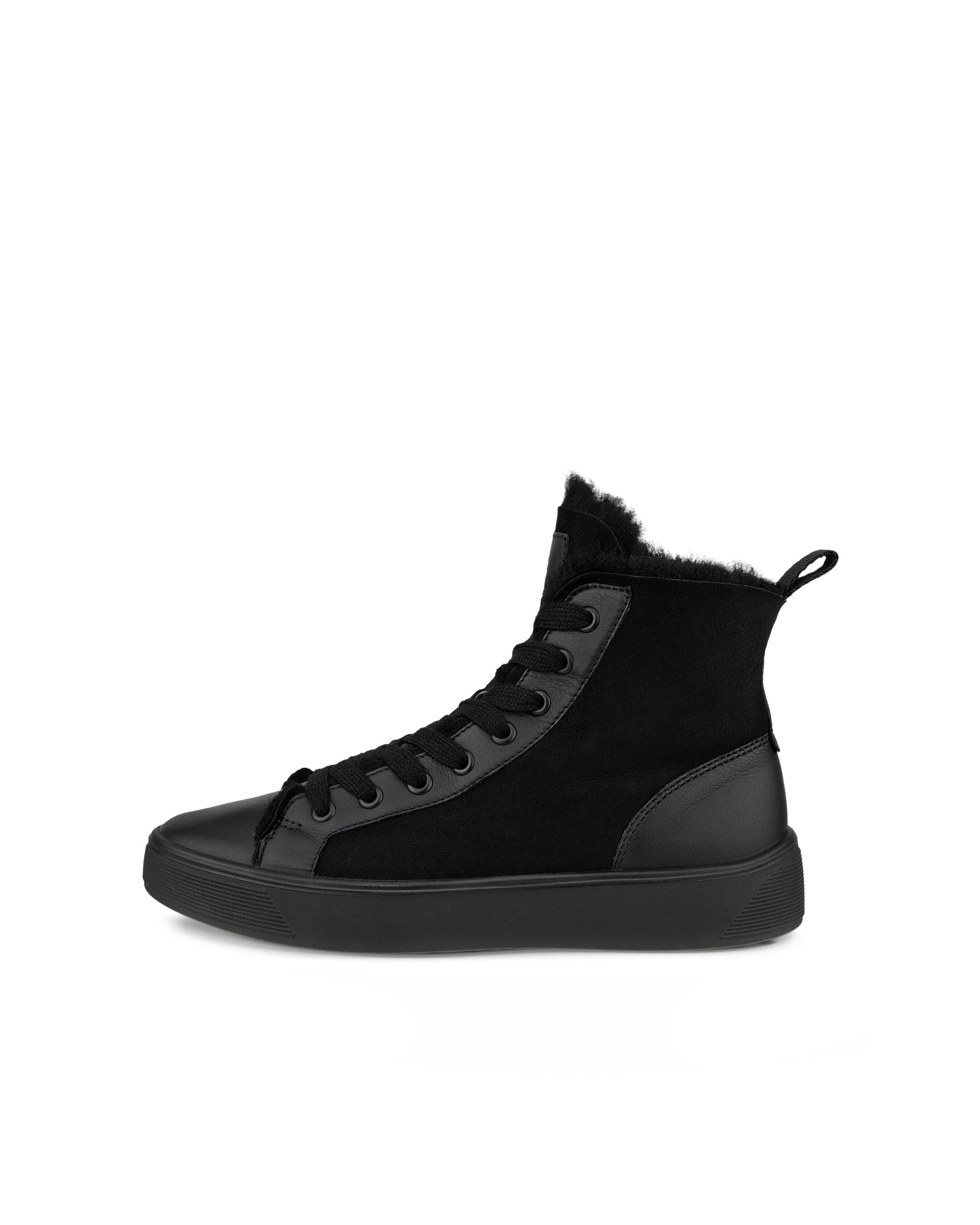 ECCO Nouvelle ウィメンズ レザーレースアップブーツ | グレー