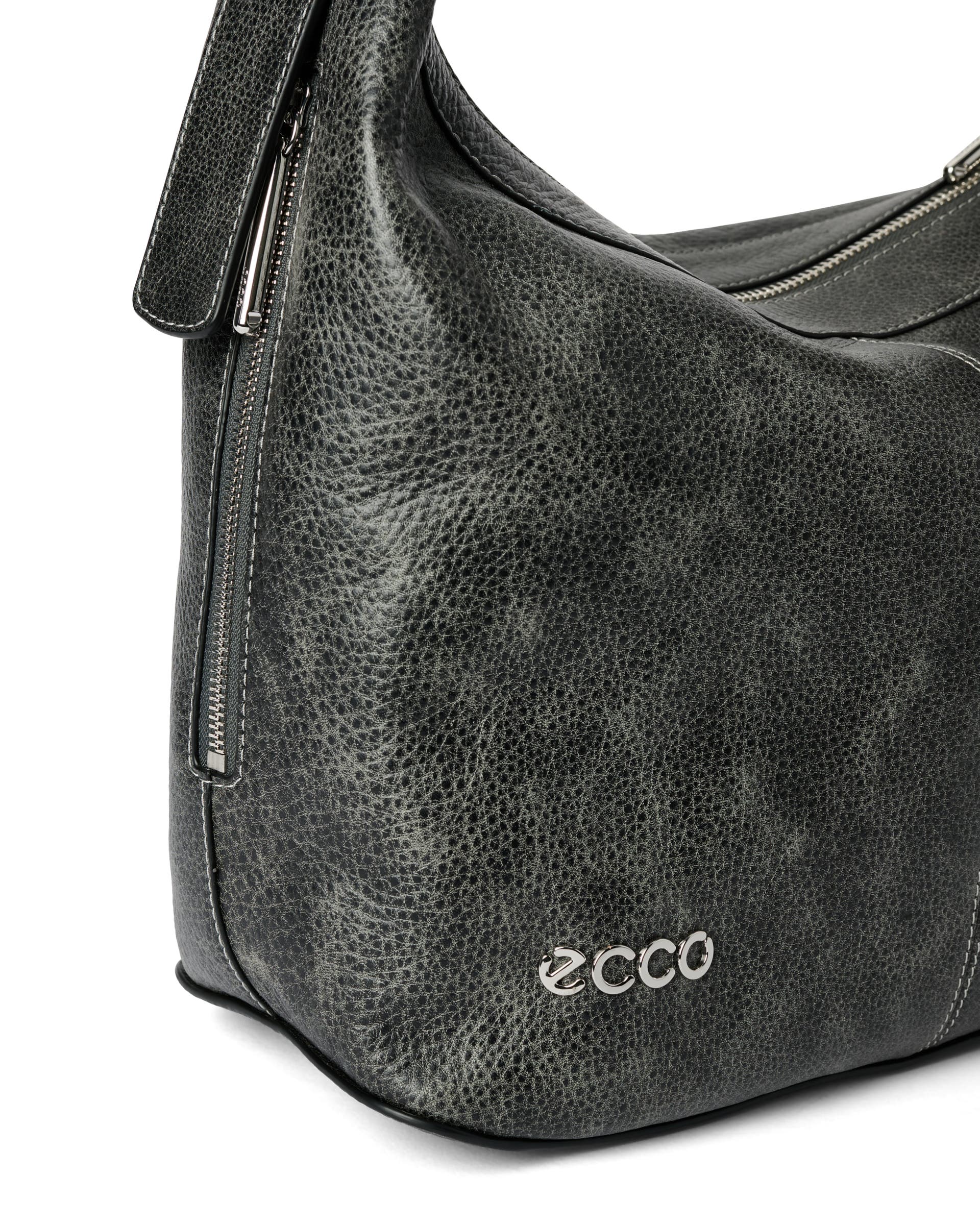 Sac en cuir ECCO® Hobo Medium porté épaule et bandoulière - Multicolore - Detail-1