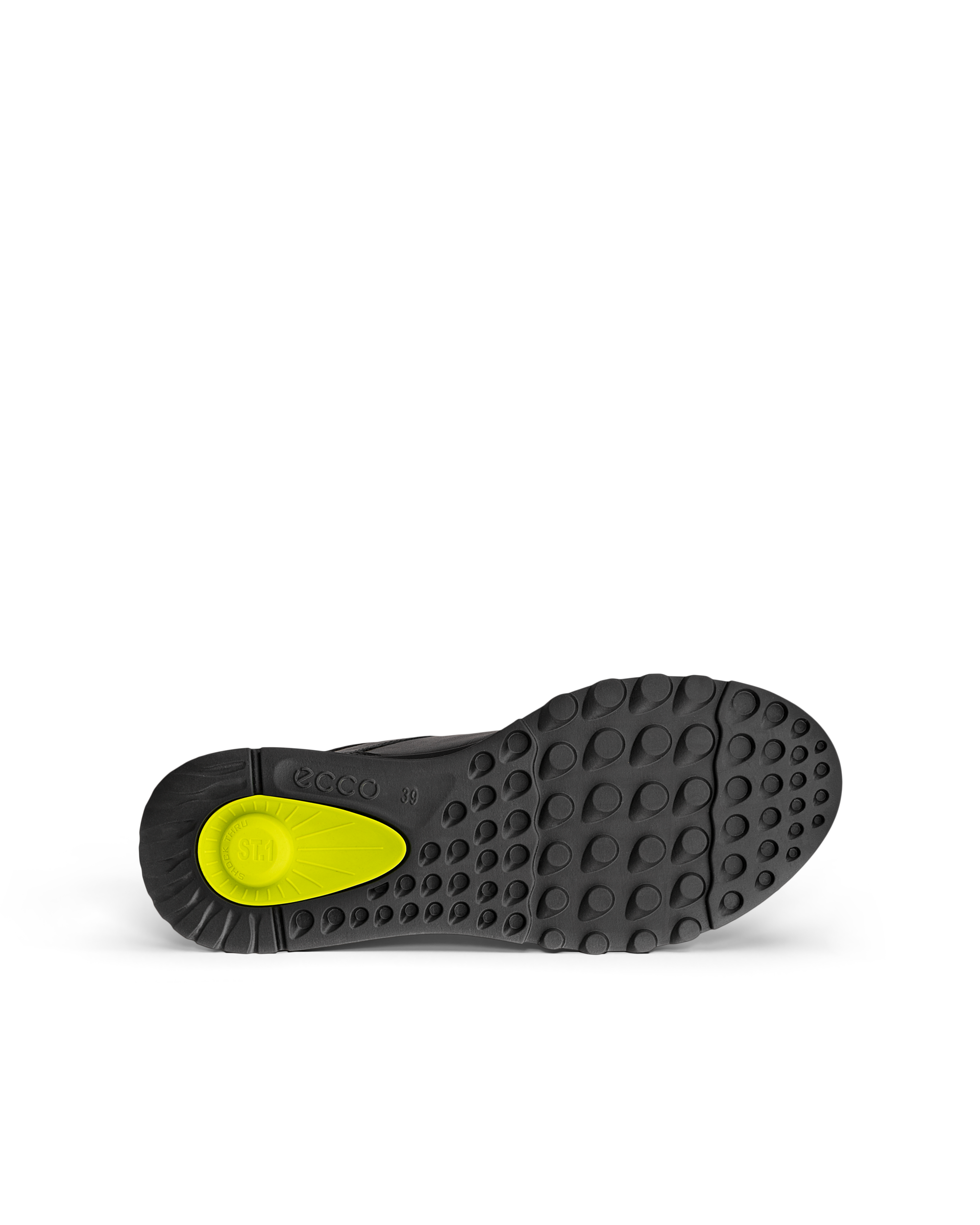 ECCO® Exostride Dames leren Gore-Tex sneaker - Zwart - Sole