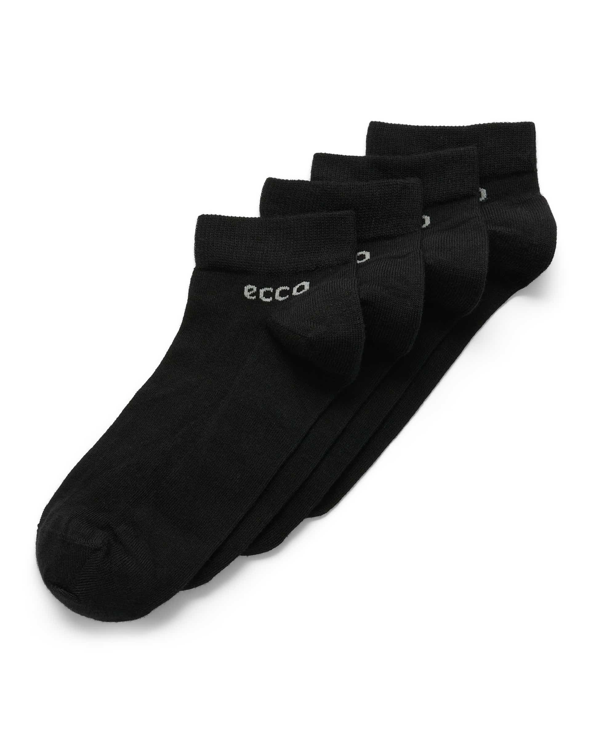 Unisex nízke ponožky (2 páry) ECCO® Longlife - Čierna - Main