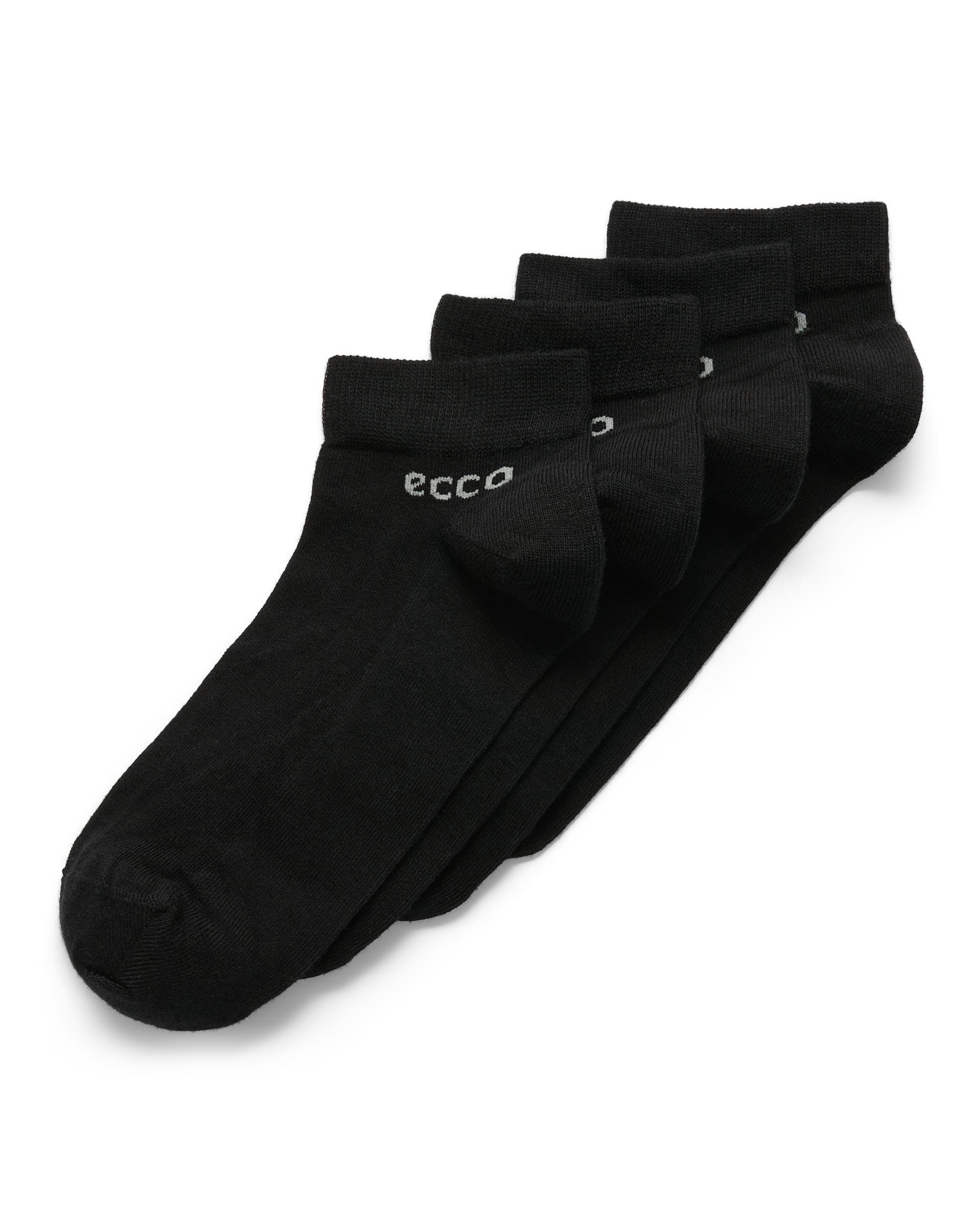 Unisex nízke ponožky (2 páry) ECCO® Longlife - Čierna - Main