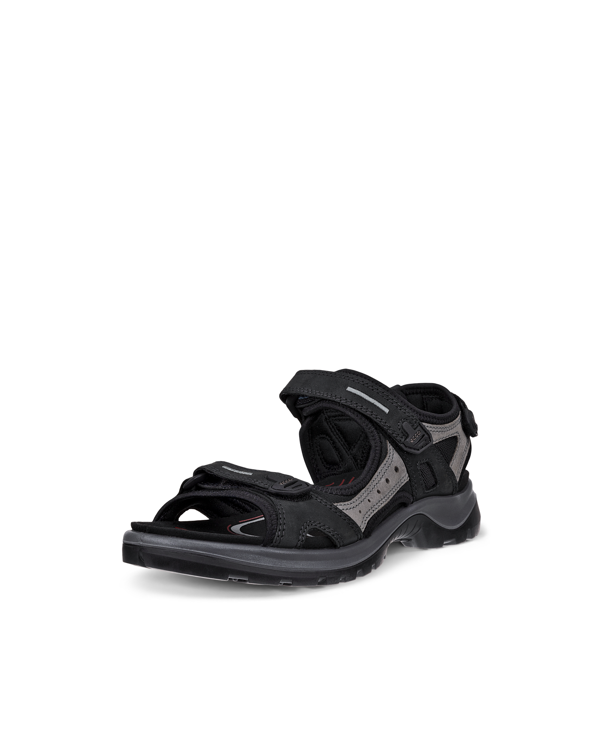 ECCO Offroad ウィメンズ ヌバックハイキングサンダル | ブラック