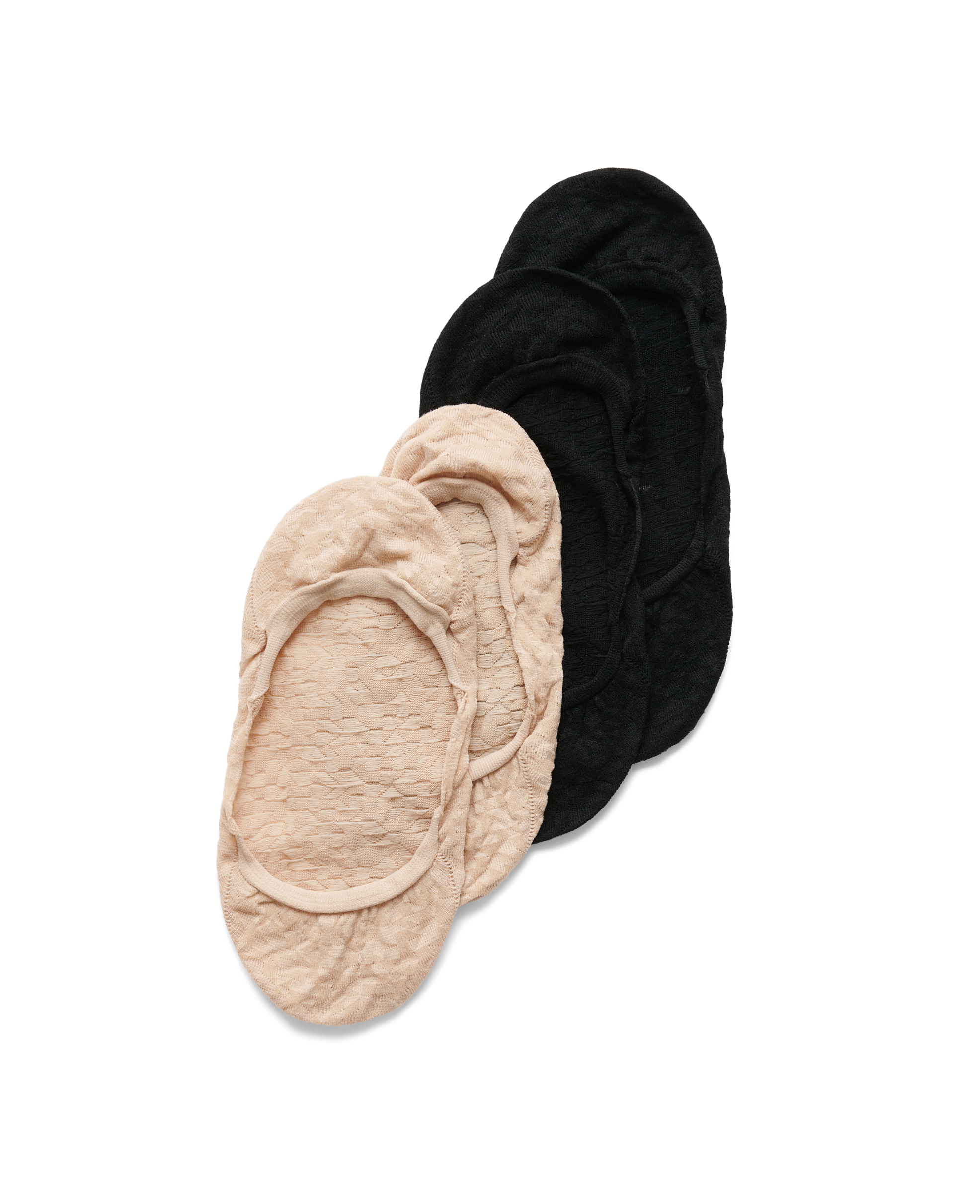 ECCO Footies (2 Pairs Pack) — Black