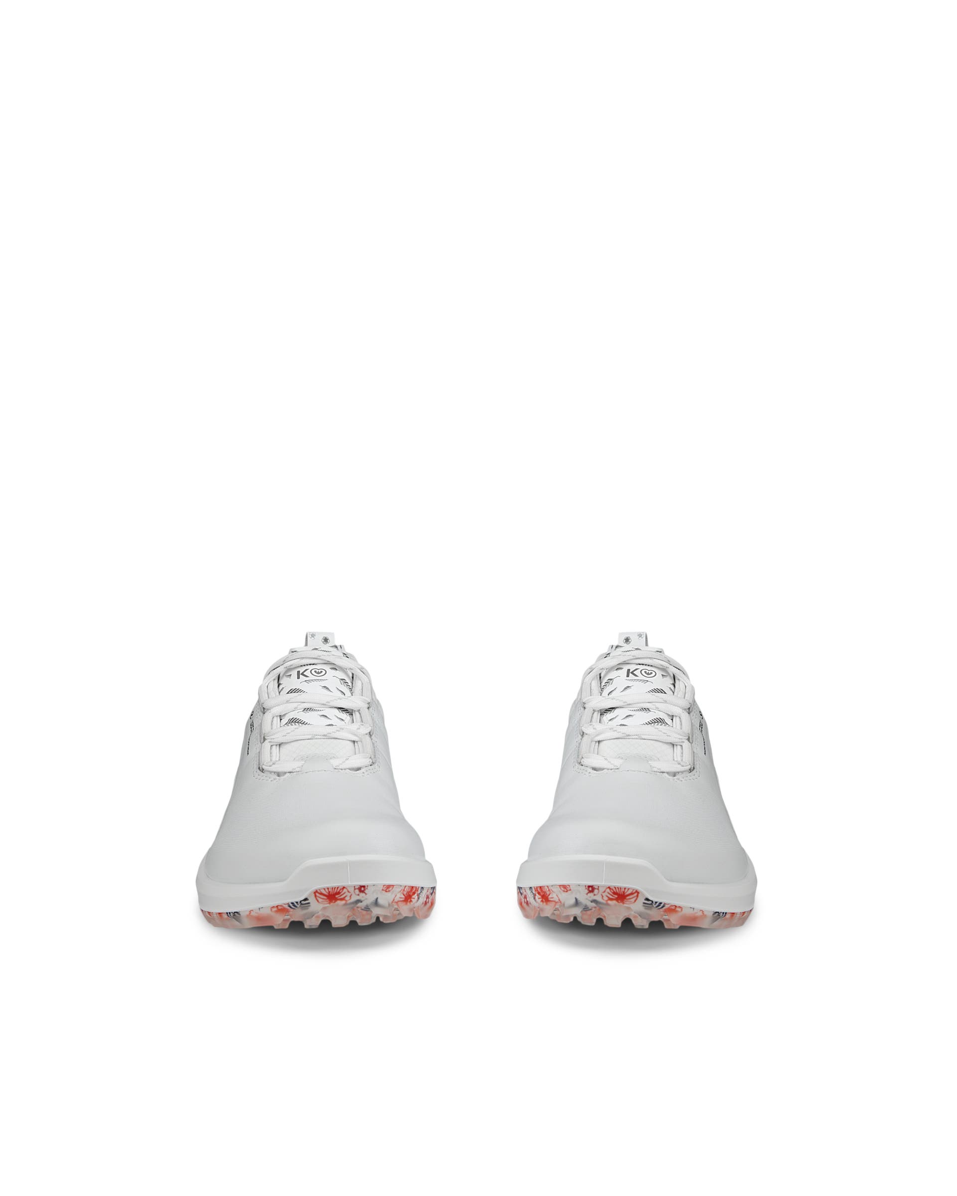 ECCO Golf BIOM H4 (Lydia Ko Edition) ウィメンズ レザーGore-Texゴルフシューズ - ホワイト - Front pair