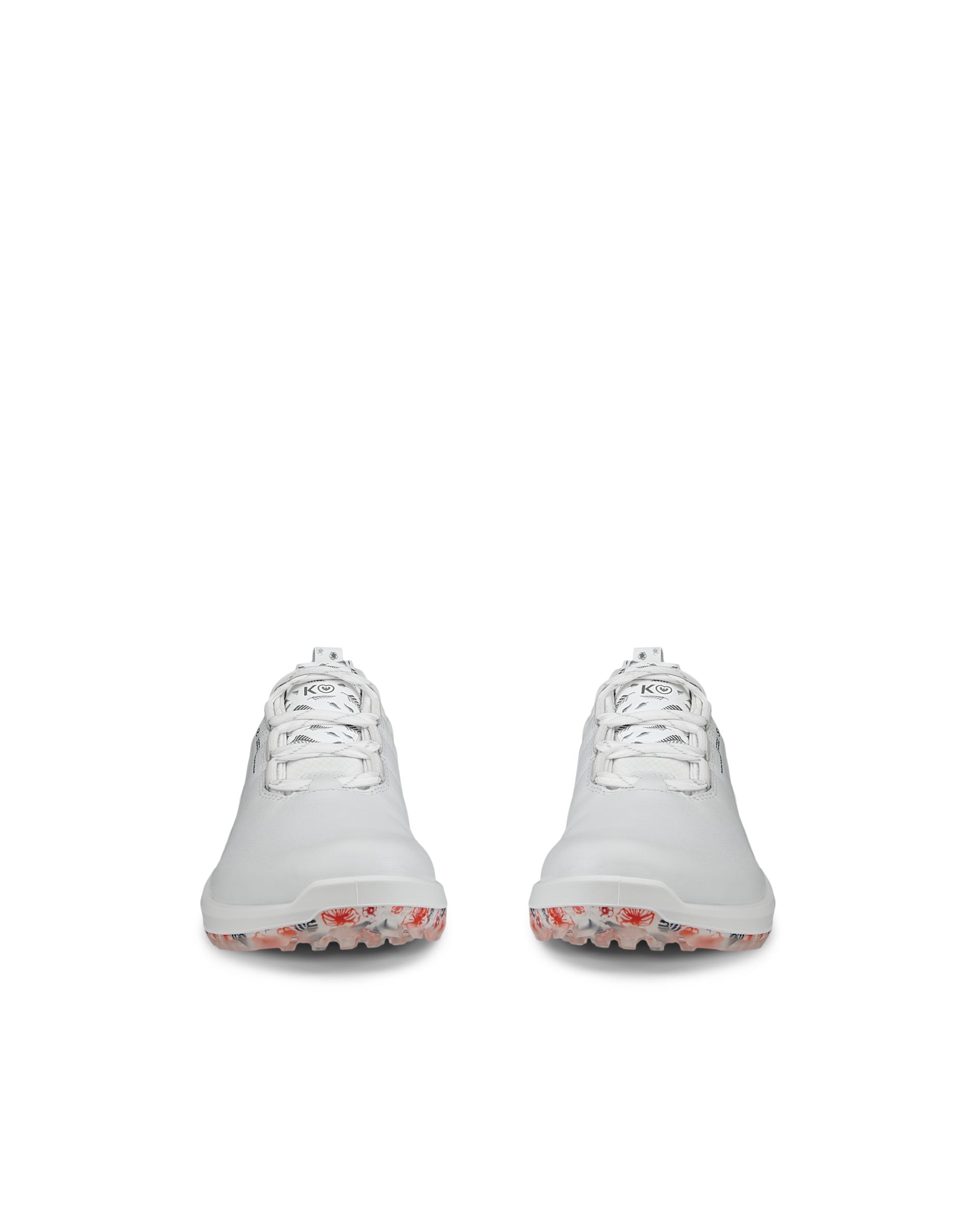 ECCO Golf BIOM H4 (Lydia Ko Edition) ウィメンズ レザーGore-Texゴルフシューズ - ホワイト - Front pair