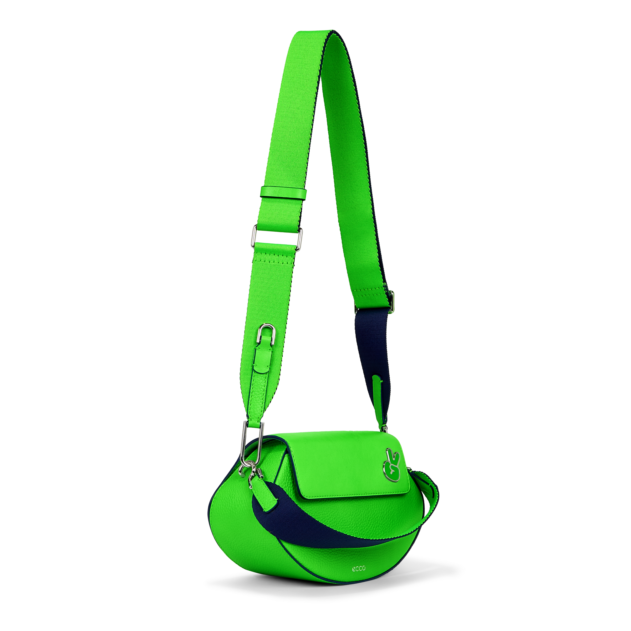 ECCO Weeble Cool Sign レザークロスボディバッグ | グリーン