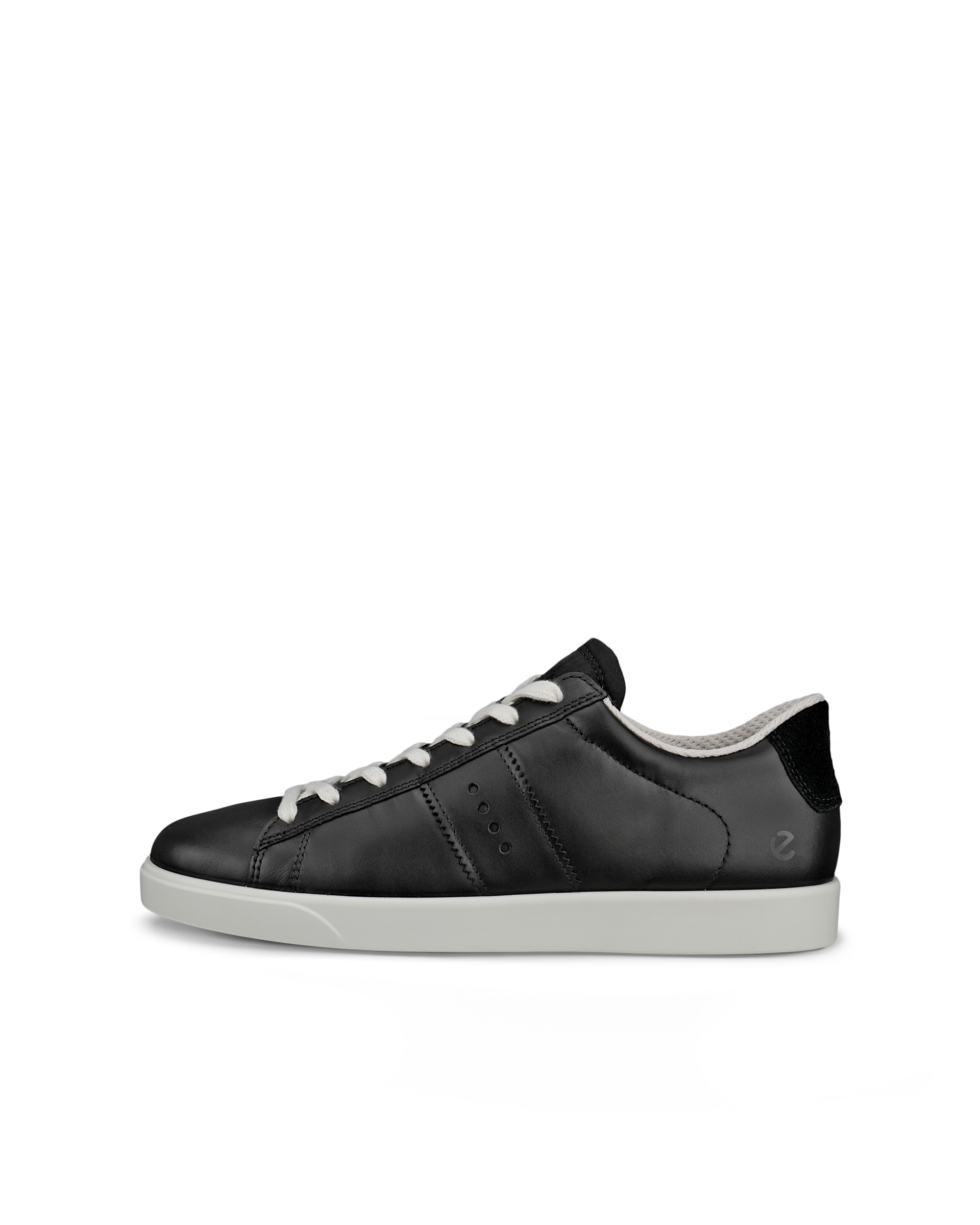 Zapatillas de piel ECCO® Street Lite para mujer - Negro - Outside