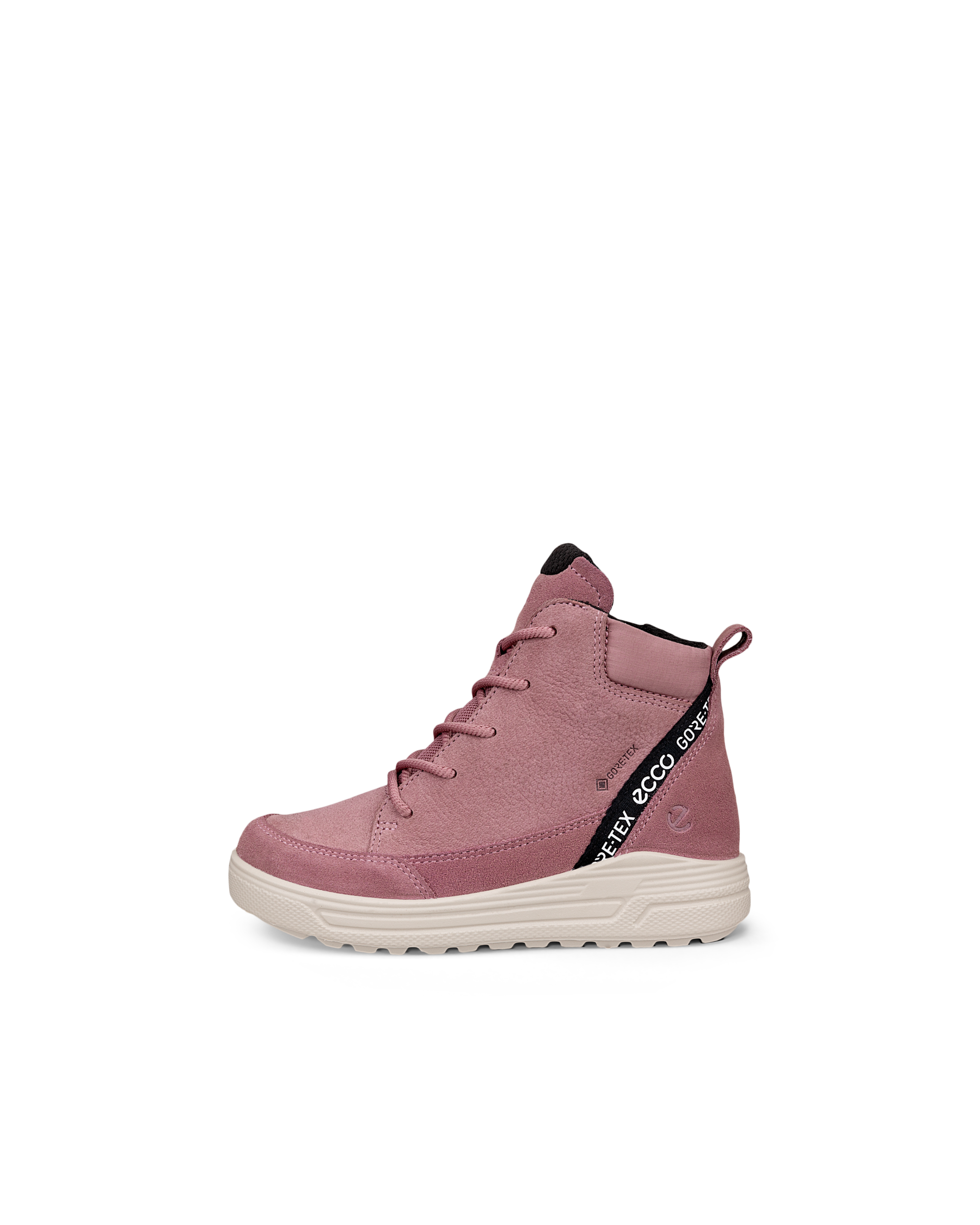 ECCO® URBAN SNOWBOARDER Kinder Winterstiefel aus Nubukleder mit Gore-Tex - Rosa - Outside